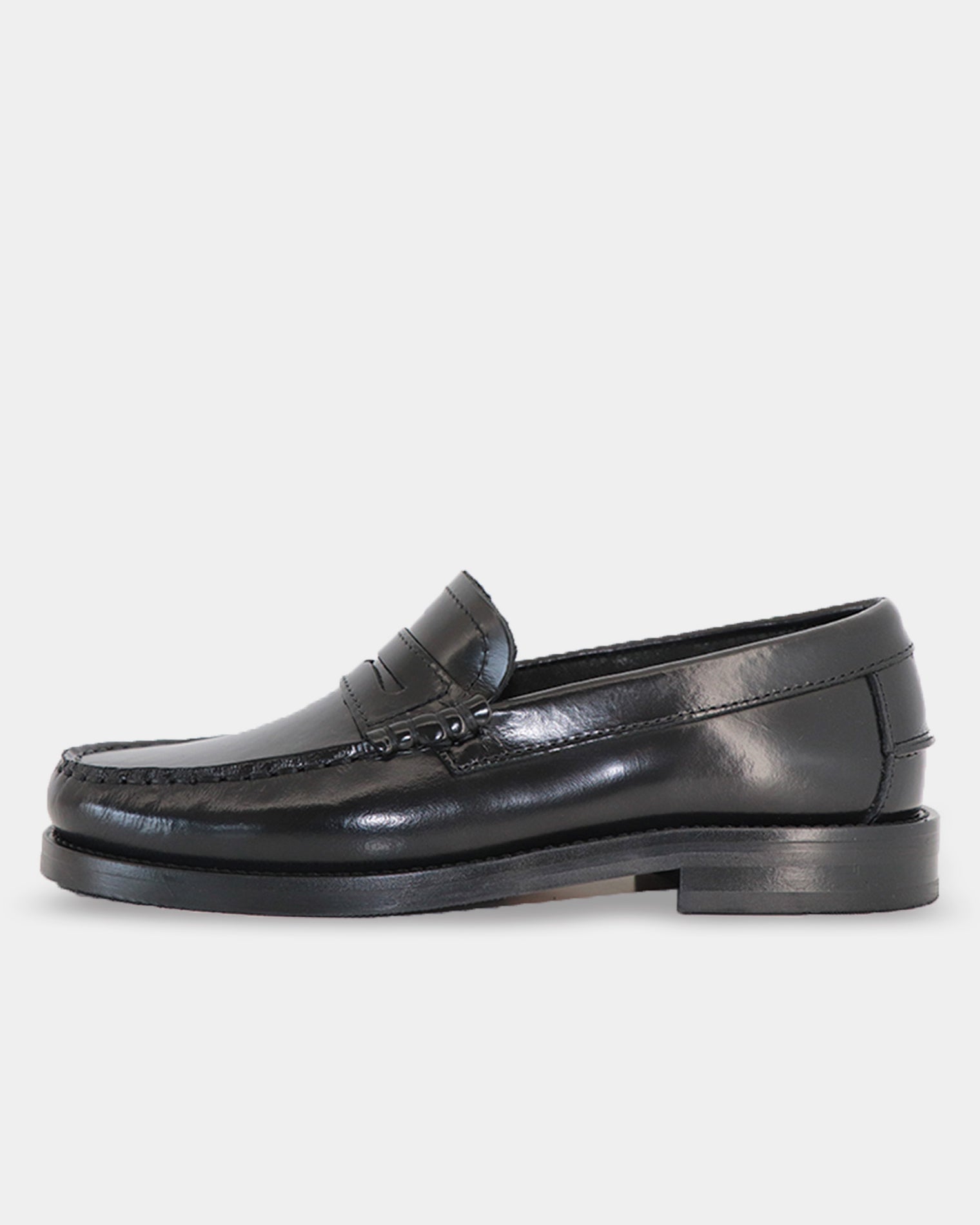GARMENT PROJECT WMNS Miles Penny Loafer - Black Polido Loafer 999 Black