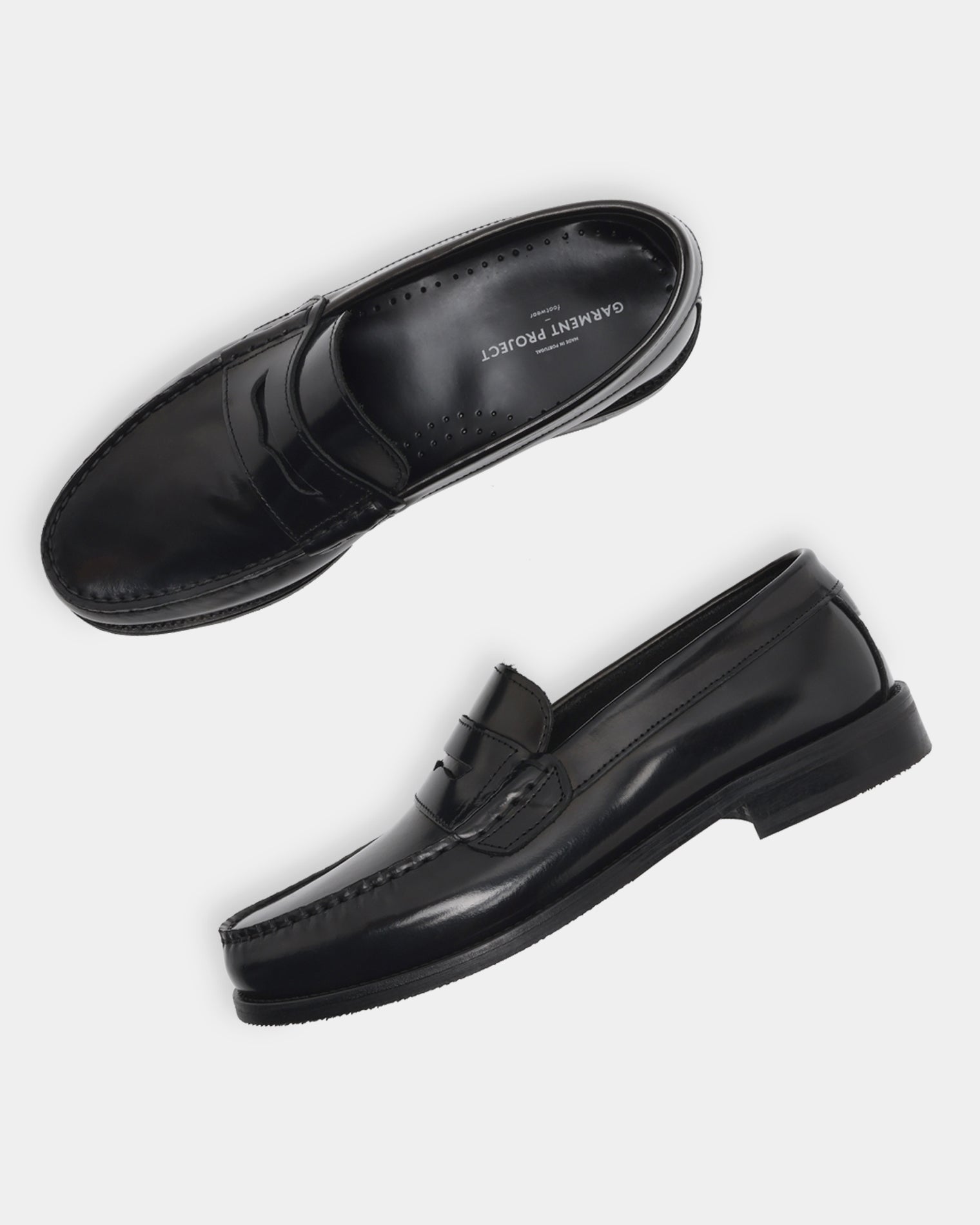 GARMENT PROJECT MAN Miles Penny Loafer - Black Polido Loafer 999 Black