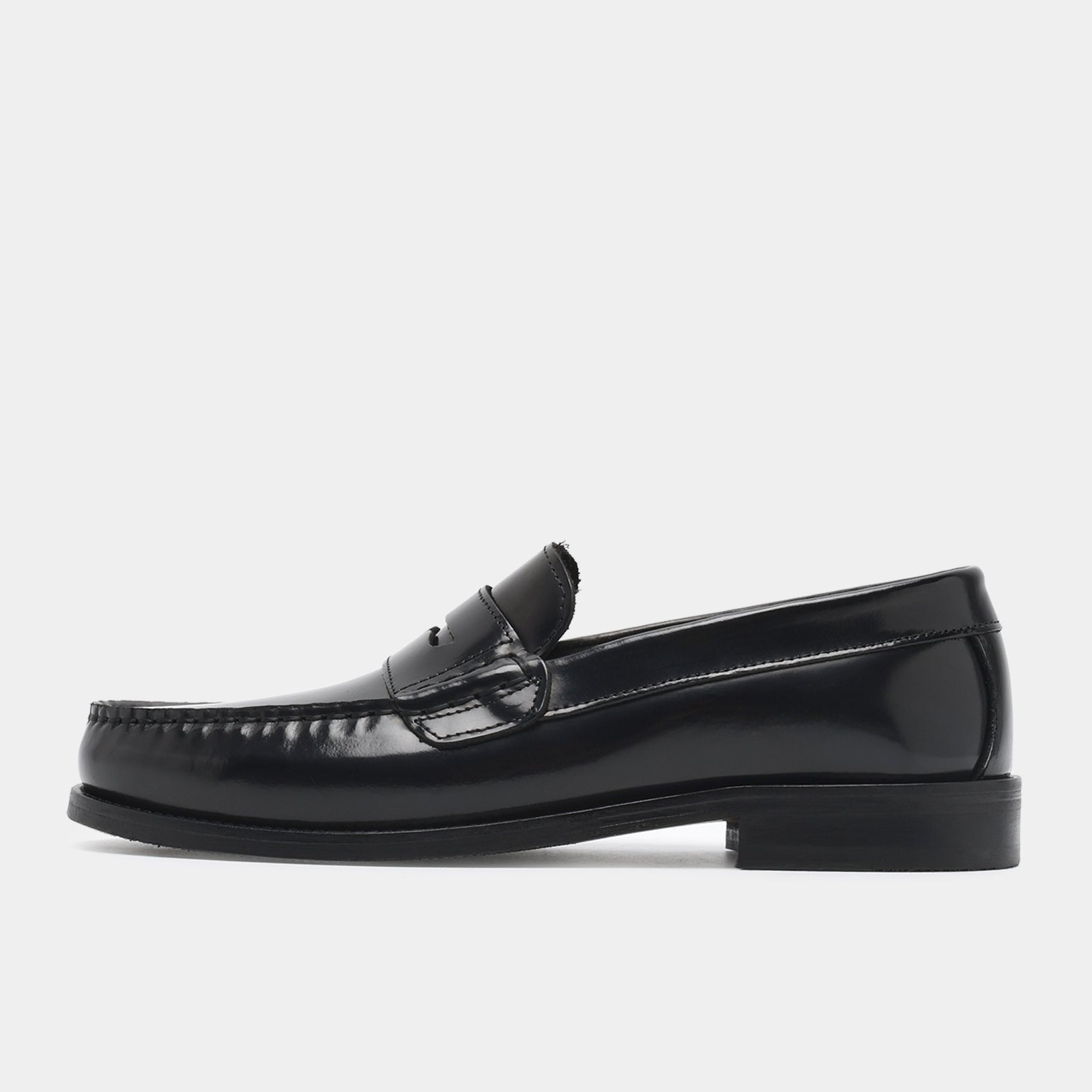 GARMENT PROJECT MAN Miles Penny Loafer - Black Polido Loafer 999 Black
