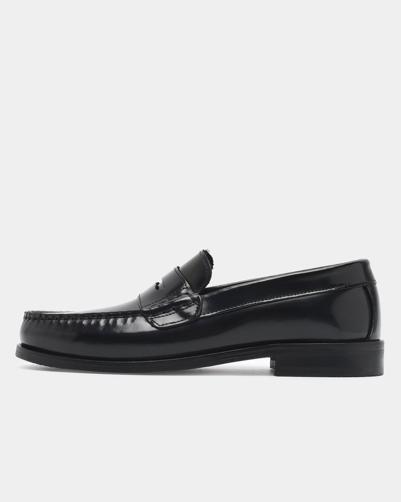 GARMENT PROJECT MAN Miles Penny Loafer - Black Polido Loafer 999 Black