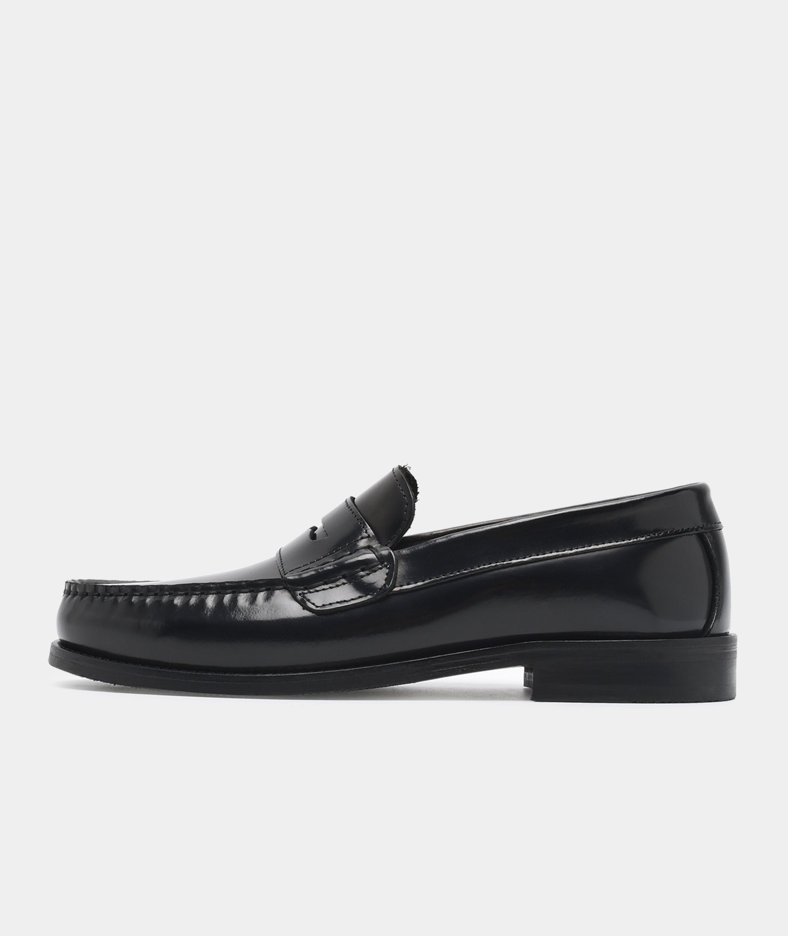 GARMENT PROJECT MAN Miles Penny Loafer - Black Polido Loafer 999 Black