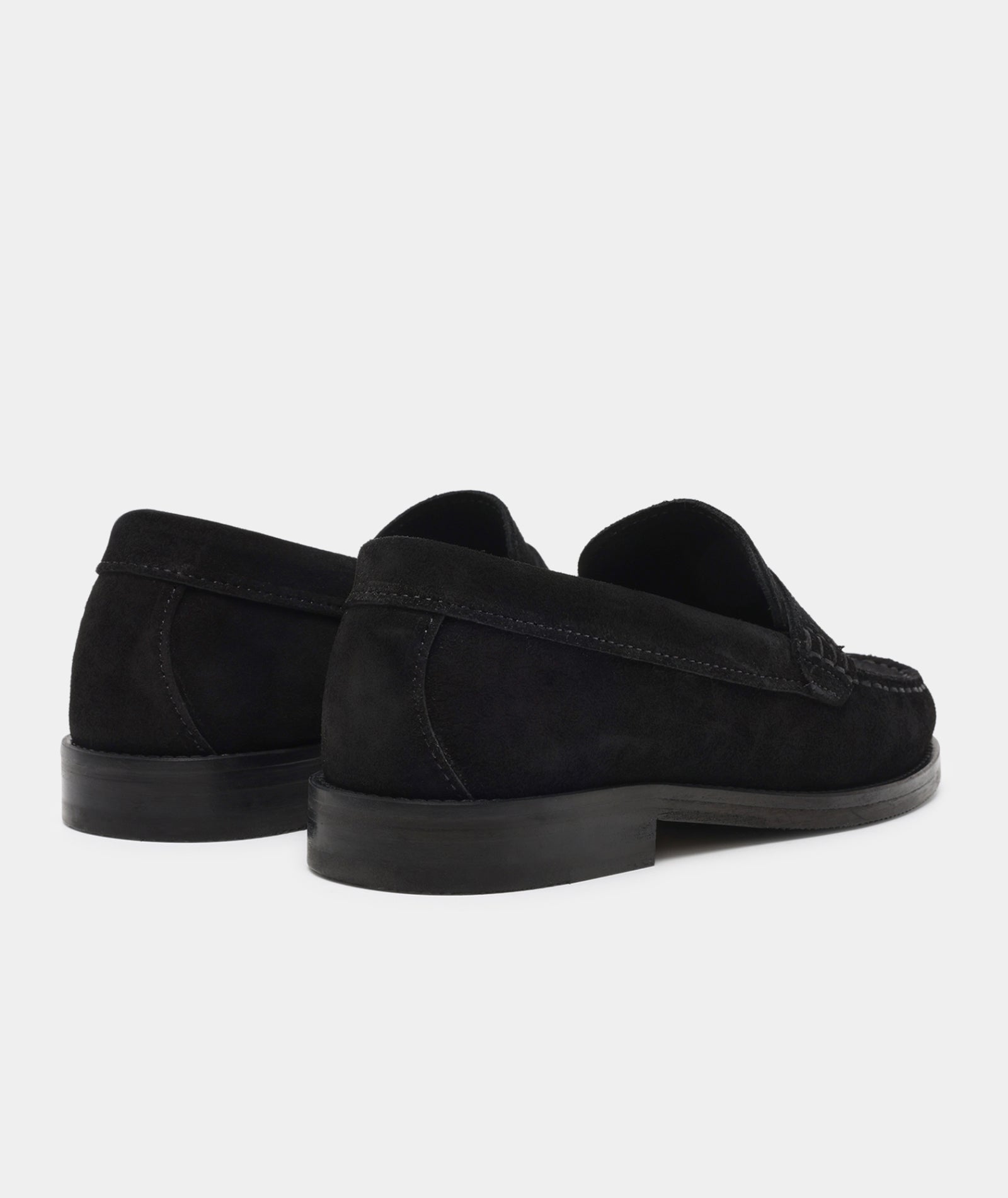 GARMENT PROJECT WMNS Miles Penny Loafer - Black Suede Loafer 999 Black