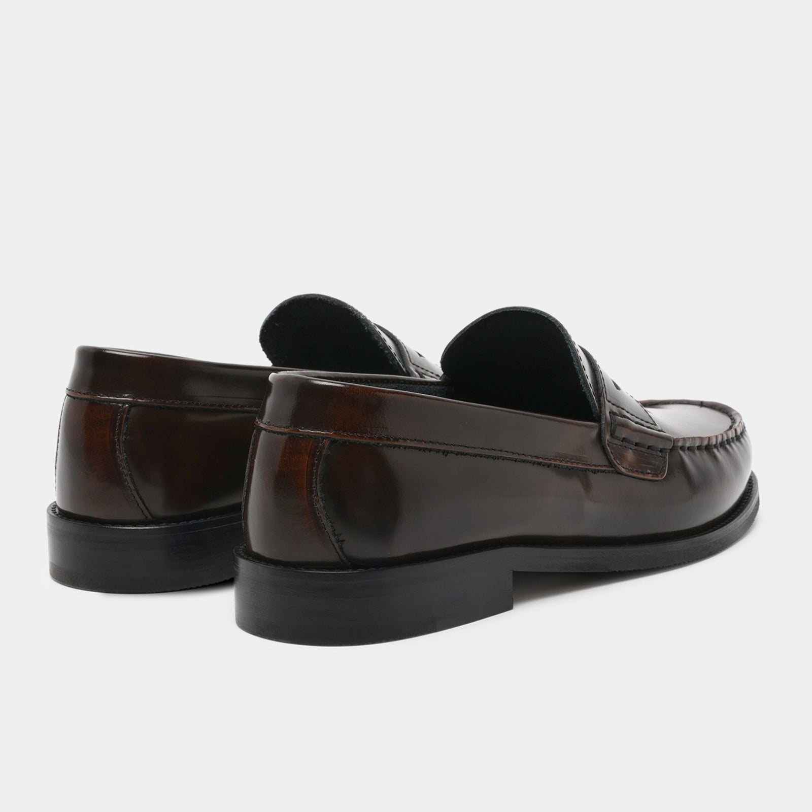 GARMENT PROJECT MAN Miles Penny Loafer - Brown Polido Loafer 800 Brown