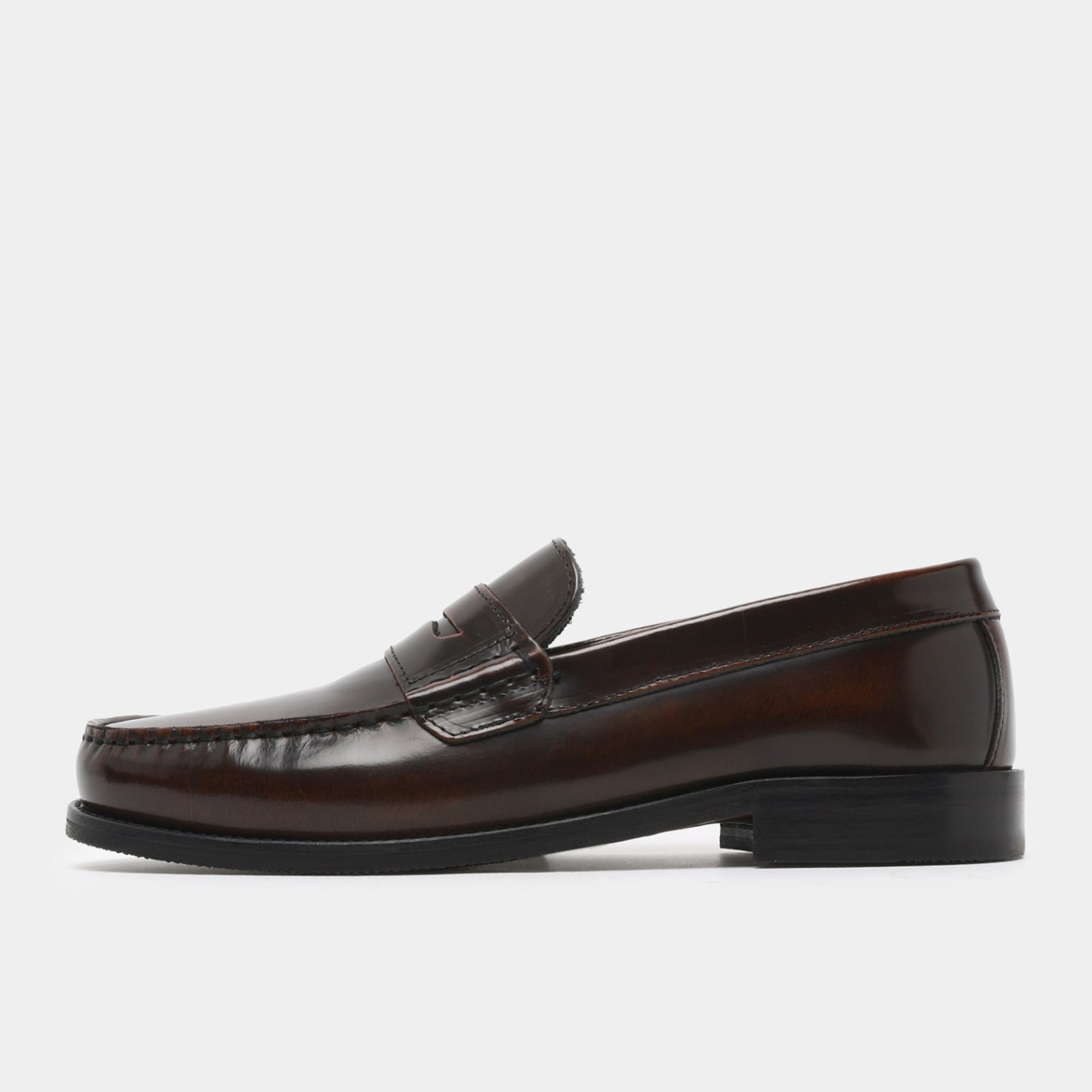 GARMENT PROJECT MAN Miles Penny Loafer - Brown Polido Loafer 800 Brown