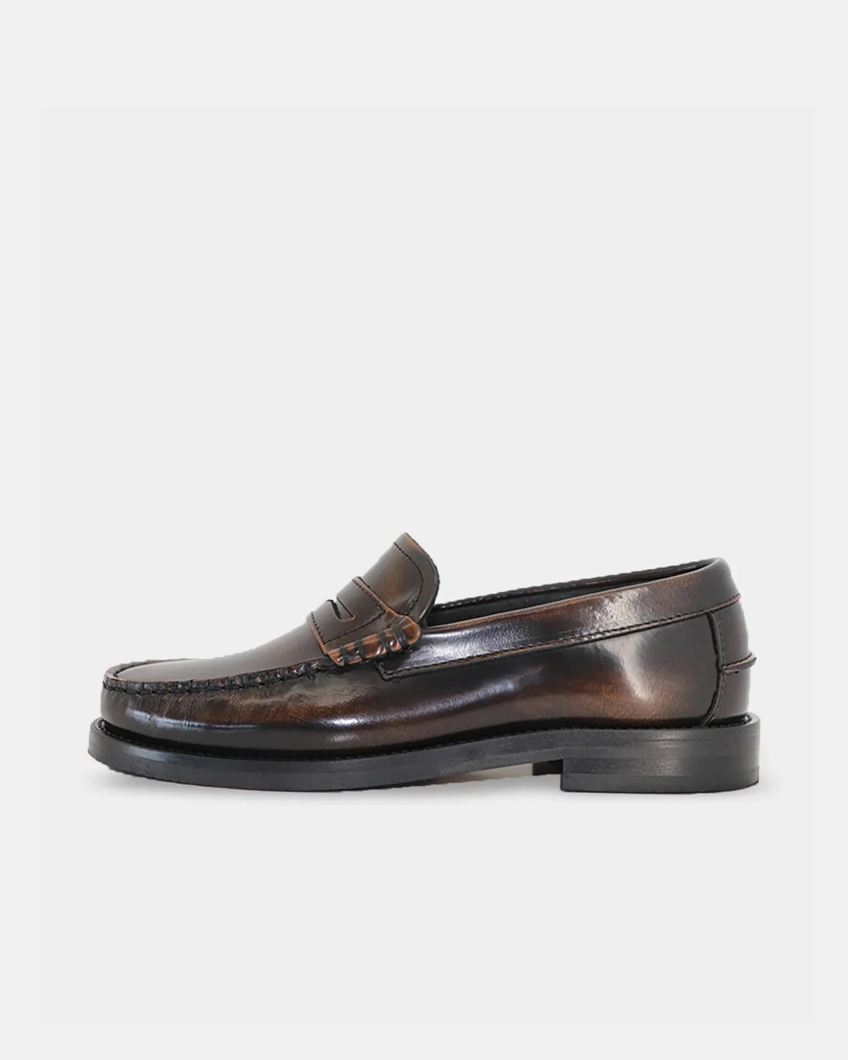 GARMENT PROJECT WMNS Miles Penny Loafer - Brown Polido Loafer 800 Brown