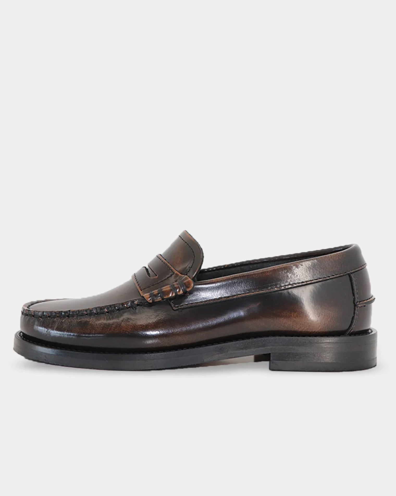 GARMENT PROJECT WMNS Miles Penny Loafer - Brown Polido Loafer 800 Brown