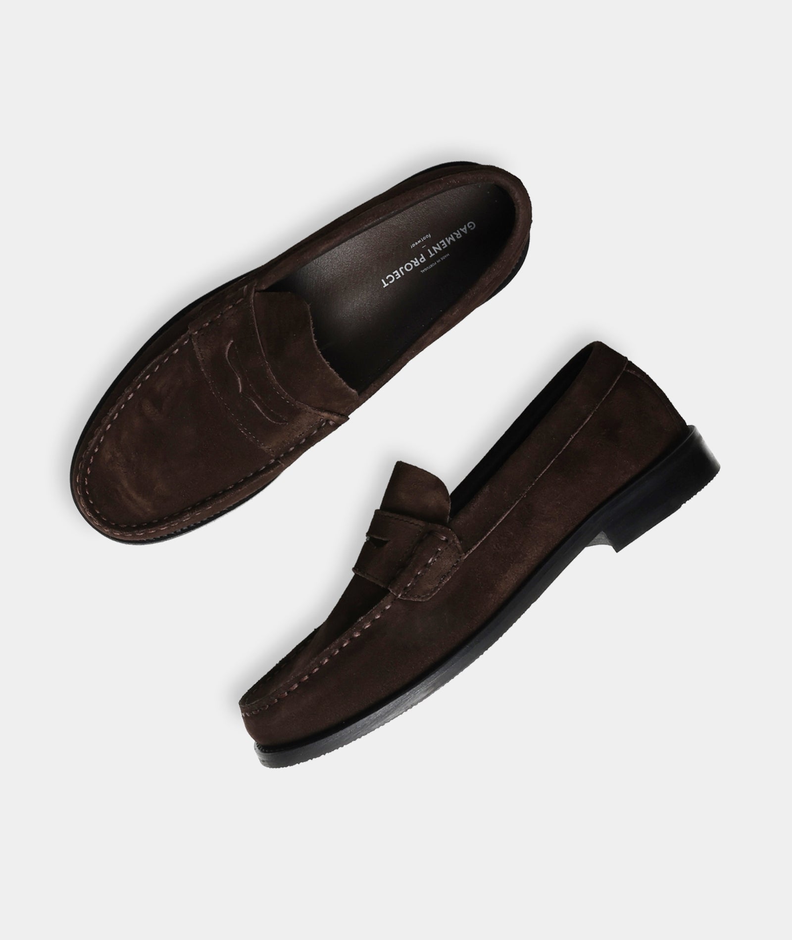 GARMENT PROJECT WMNS Miles Penny Loafer - Brown Suede Loafer 800 Brown