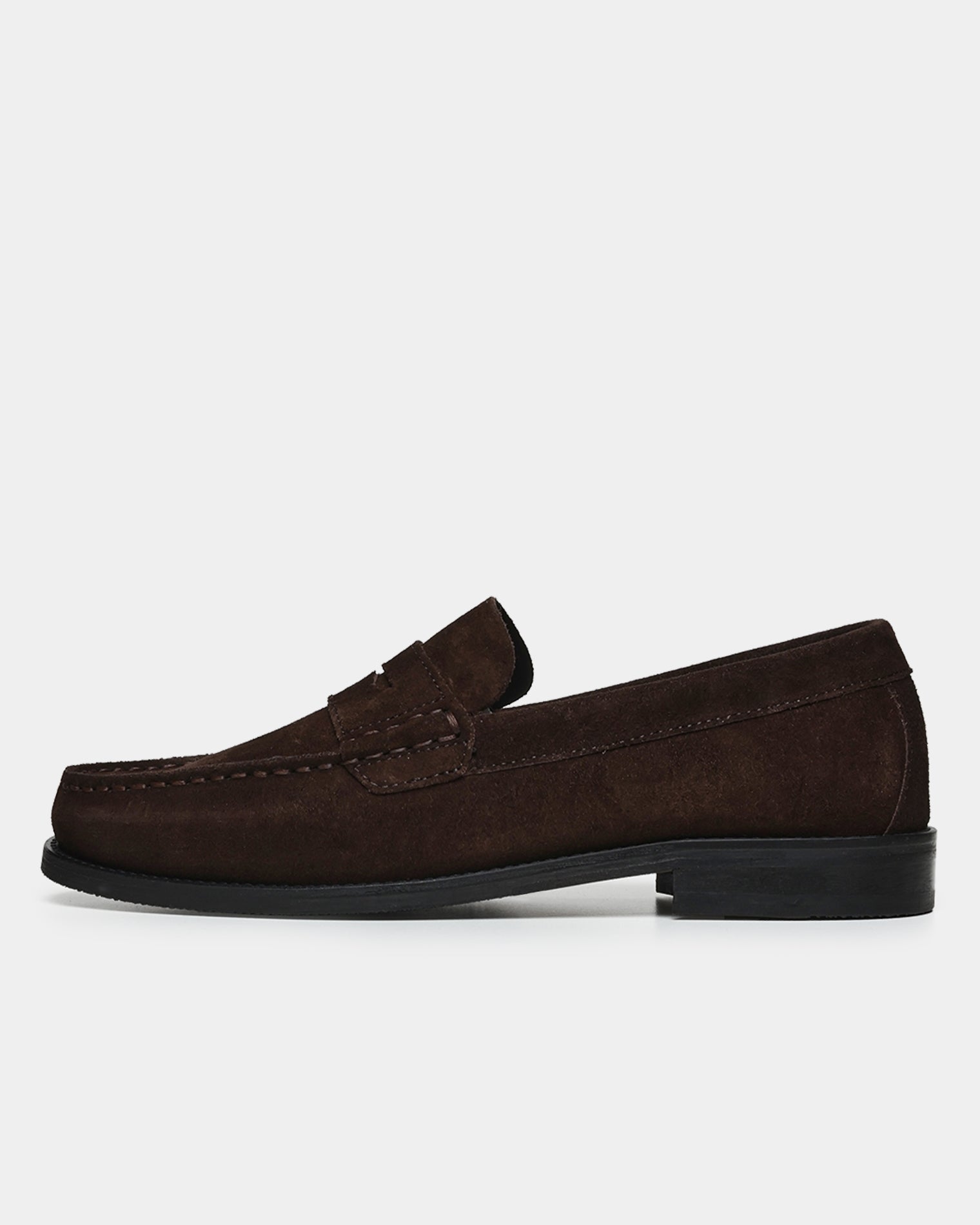 GARMENT PROJECT WMNS Miles Penny Loafer - Brown Suede Loafer 800 Brown