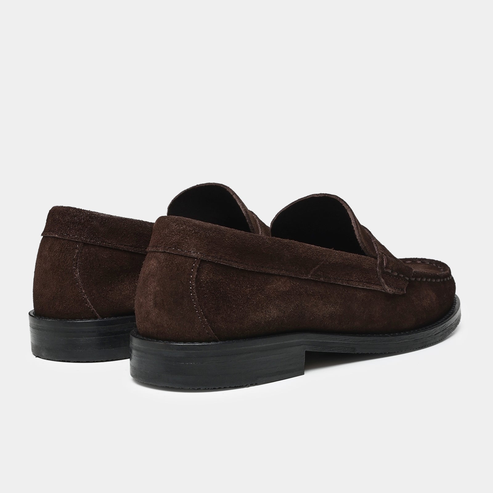 GARMENT PROJECT MAN Miles Penny Loafer - Brown Suede Loafer 800 Brown