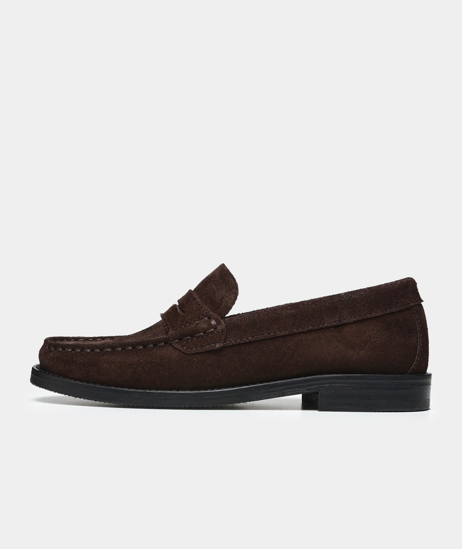 GARMENT PROJECT MAN Miles Penny Loafer - Brown Suede Loafer 800 Brown
