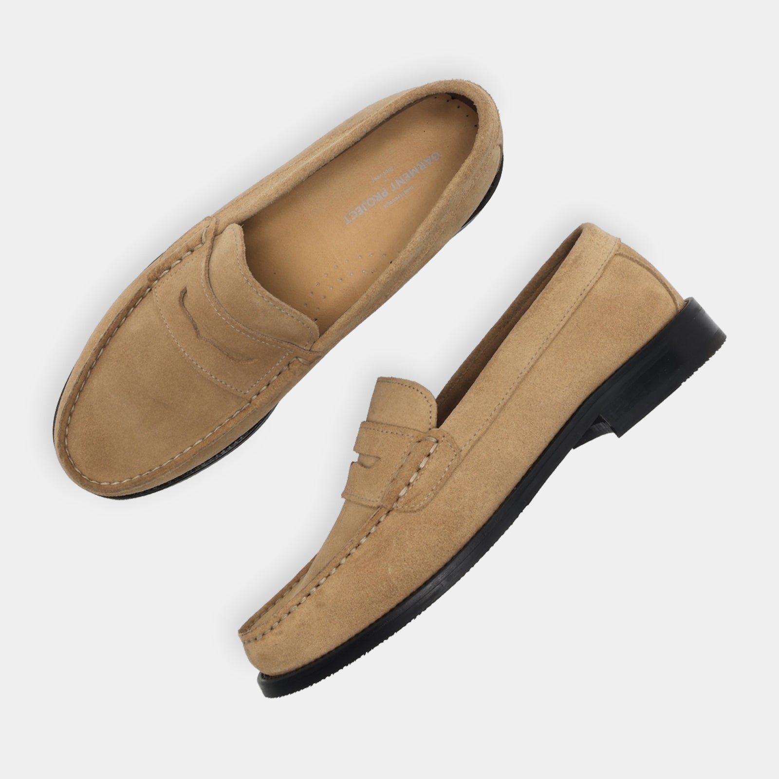 GARMENT PROJECT MAN Miles Penny Loafer - Earth Suede Loafer 260 Earth