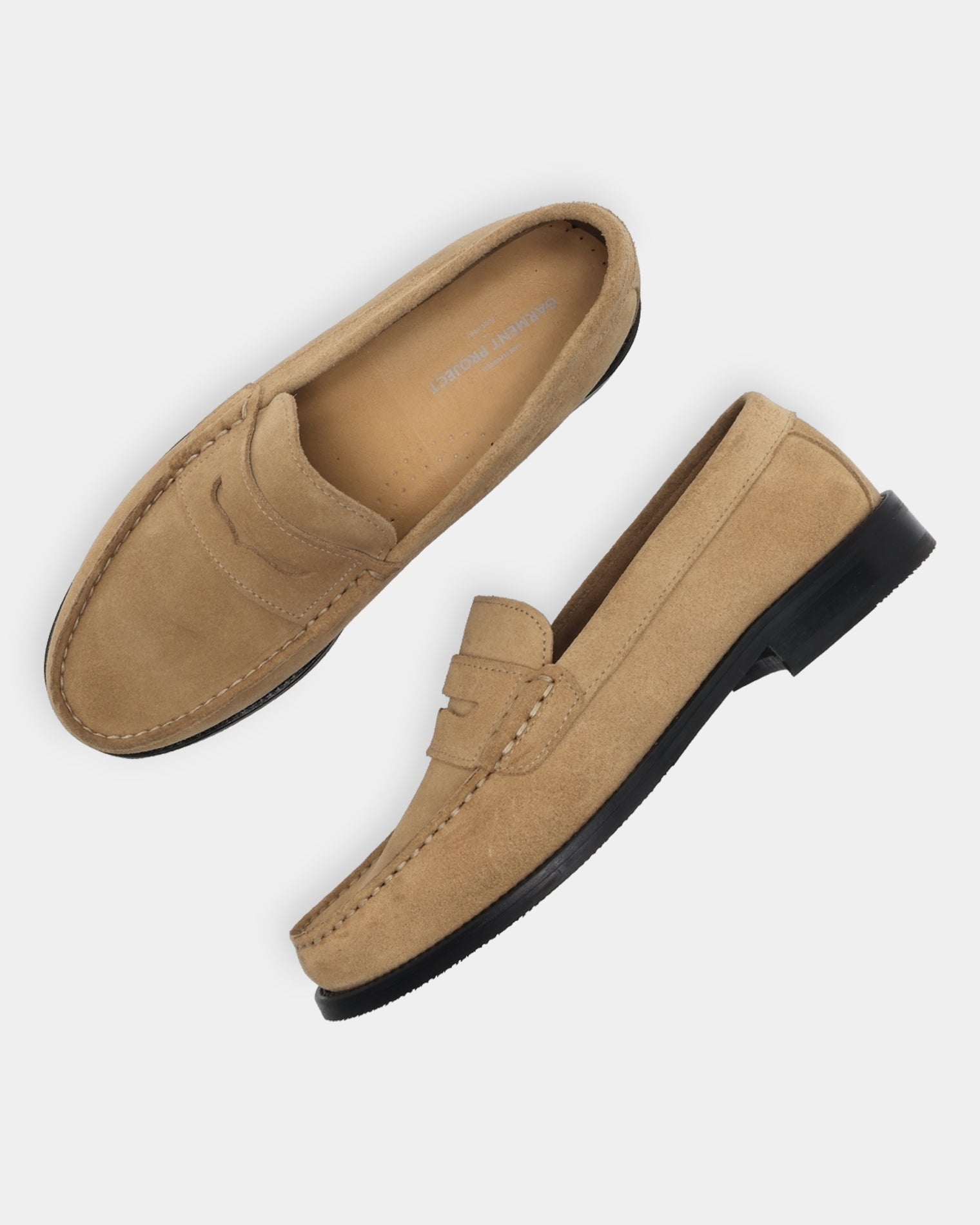 GARMENT PROJECT MAN Miles Penny Loafer - Earth Suede Loafer 260 Earth