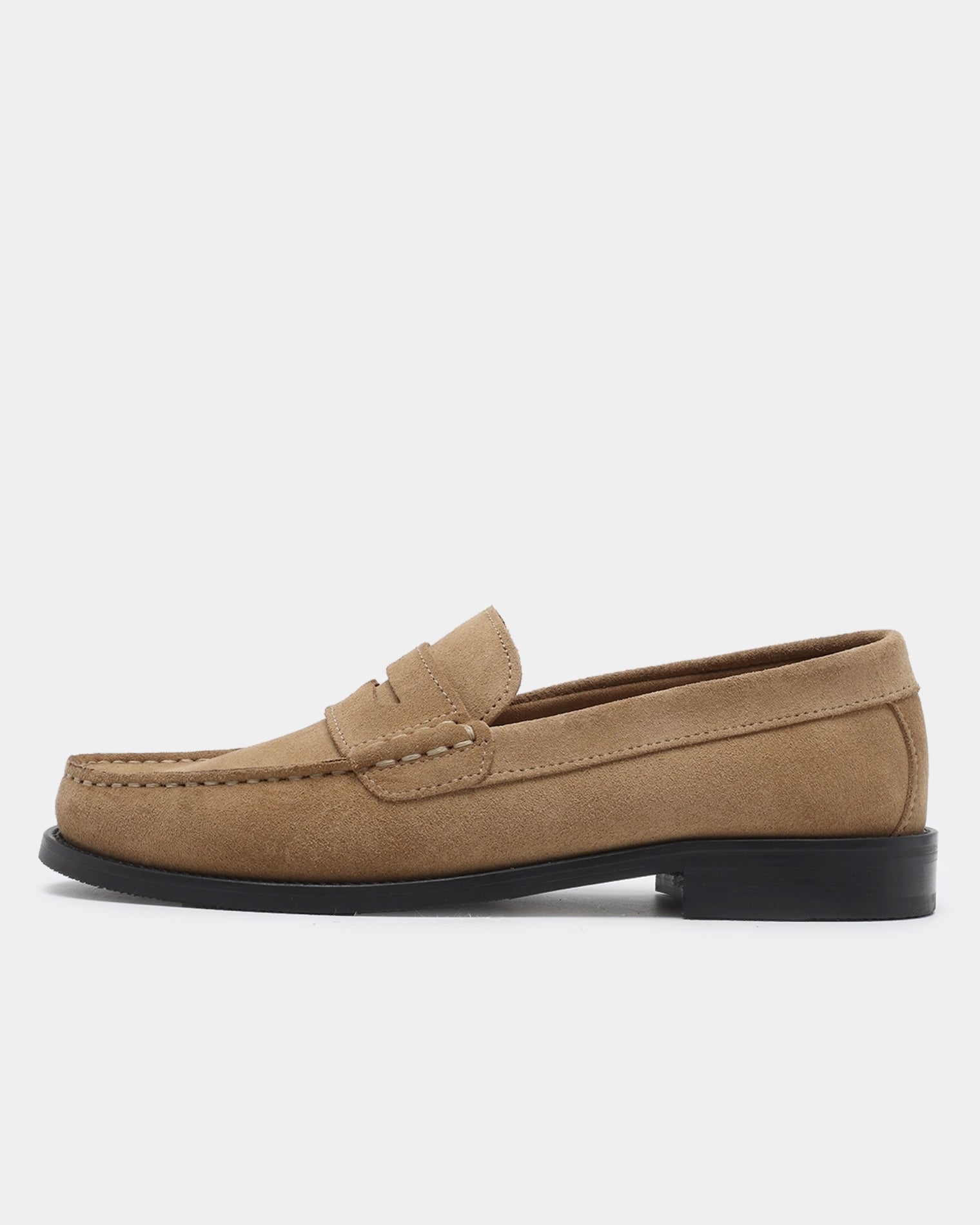 GARMENT PROJECT MAN Miles Penny Loafer - Earth Suede Loafer 260 Earth