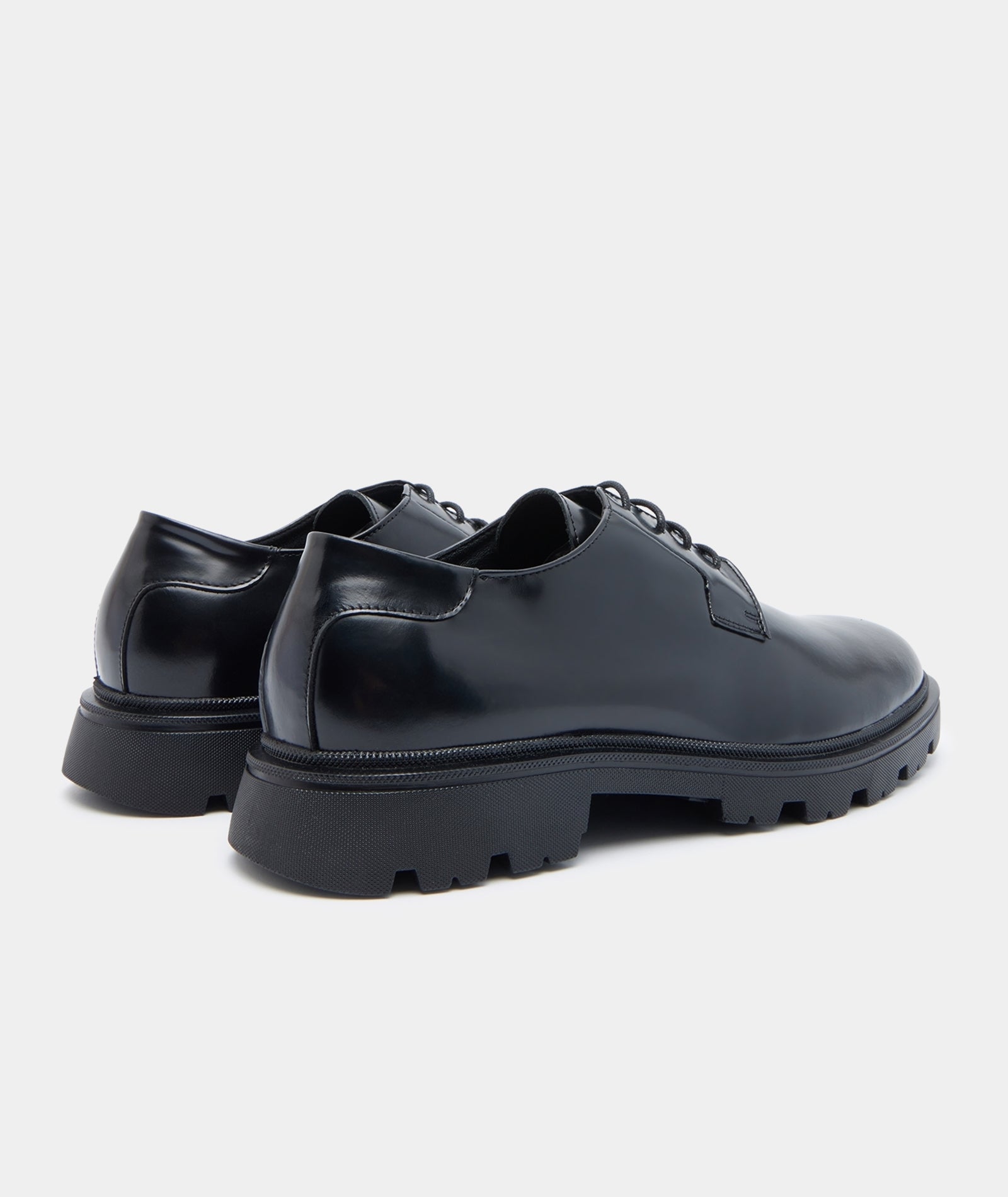 GARMENT PROJECT MAN Minnesota Derby - Black Polido Shoes 999 Black
