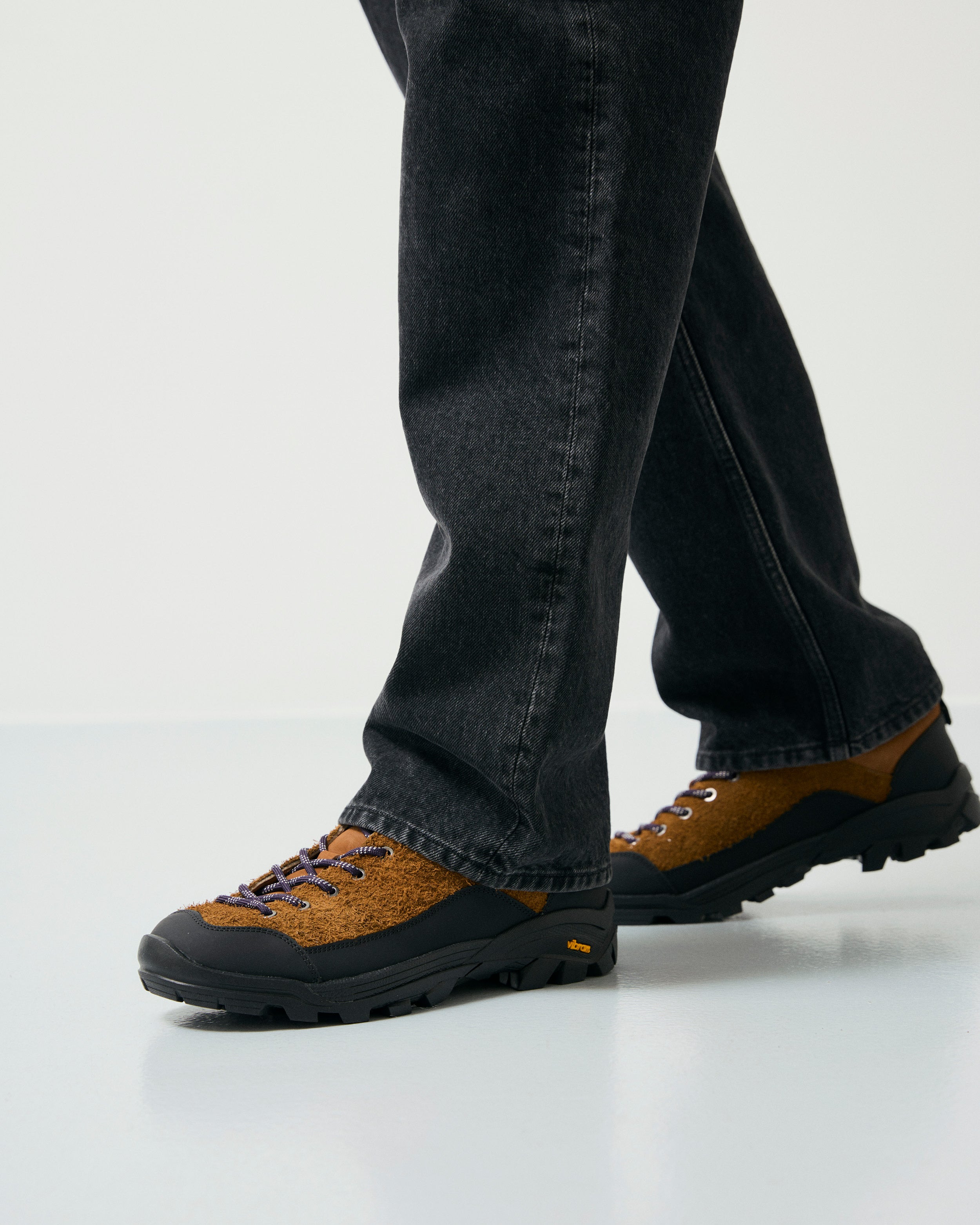 GARMENT PROJECT MAN Neve - Cognac Hairy Suede Shoes 650 Cognac