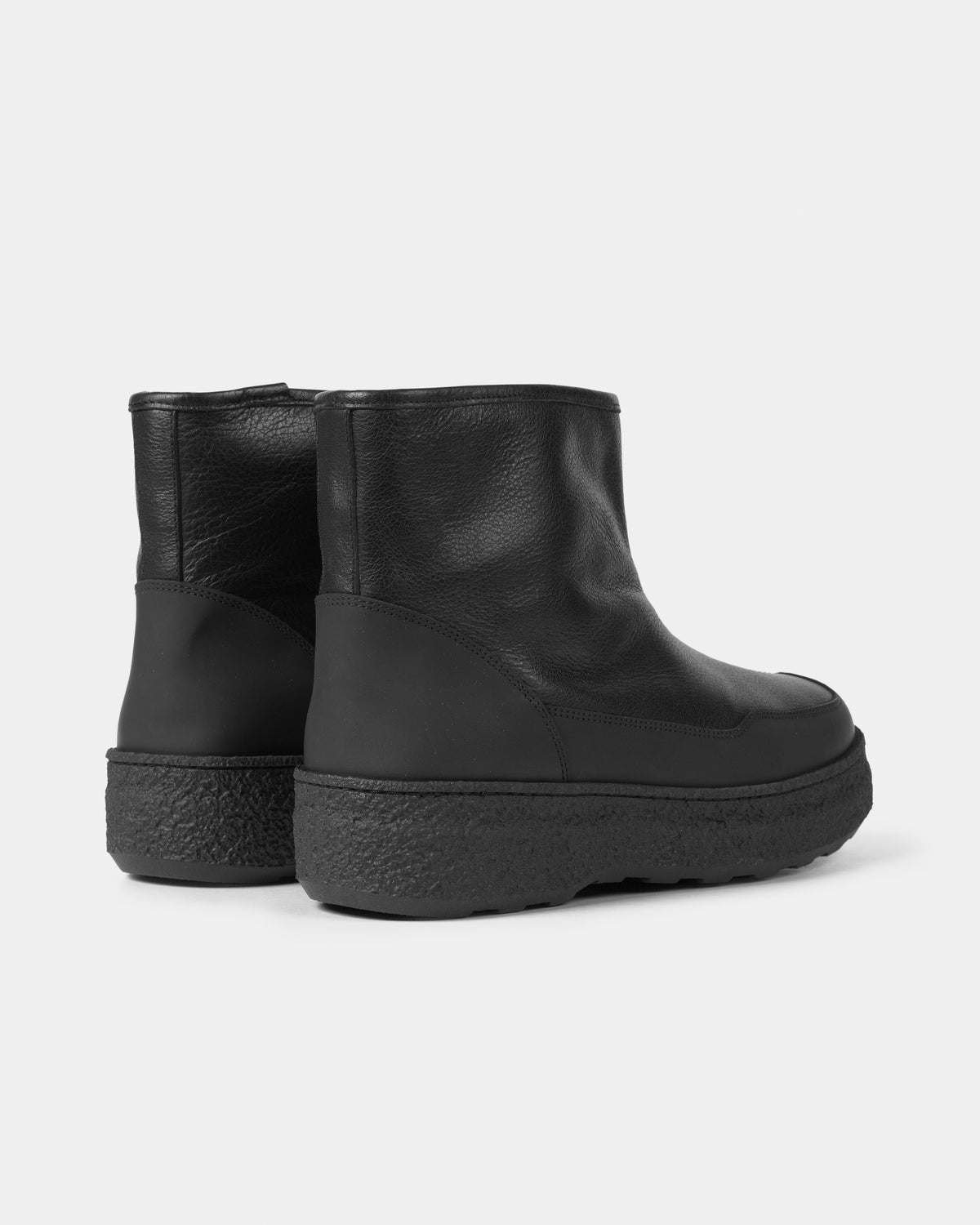 GARMENT PROJECT MAN Nico - Black Leather / Shearling Boots