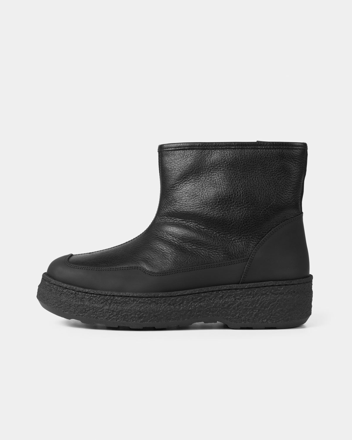 GARMENT PROJECT MAN Nico - Black Leather / Shearling Boots
