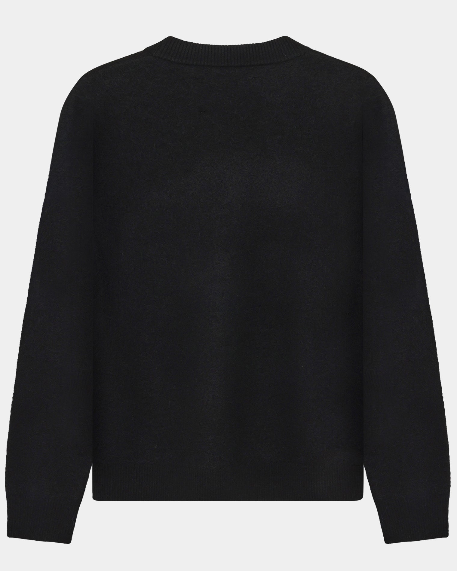 GARMENT PROJECT MAN Noah Wool Knit - Black Knit 999 Black