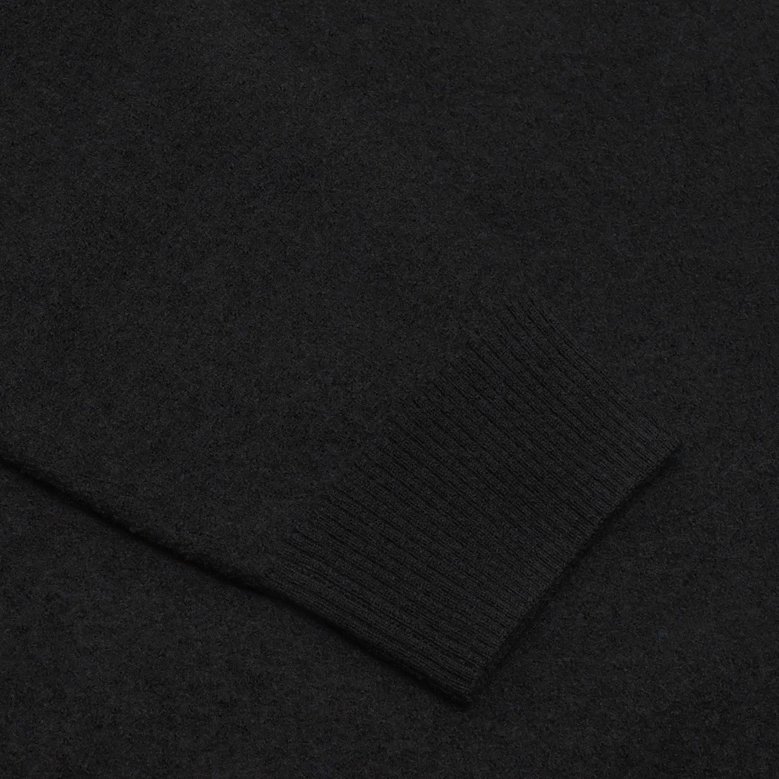 GARMENT PROJECT MAN Noah Wool Knit - Black Knit 999 Black