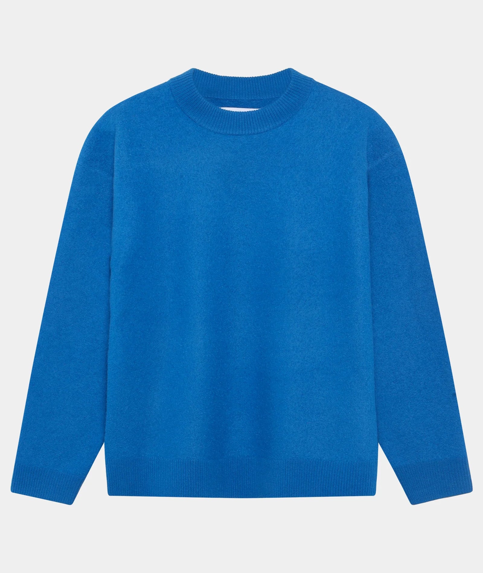 GARMENT PROJECT MAN Noah Wool Knit - Blue Knit 550 Blue