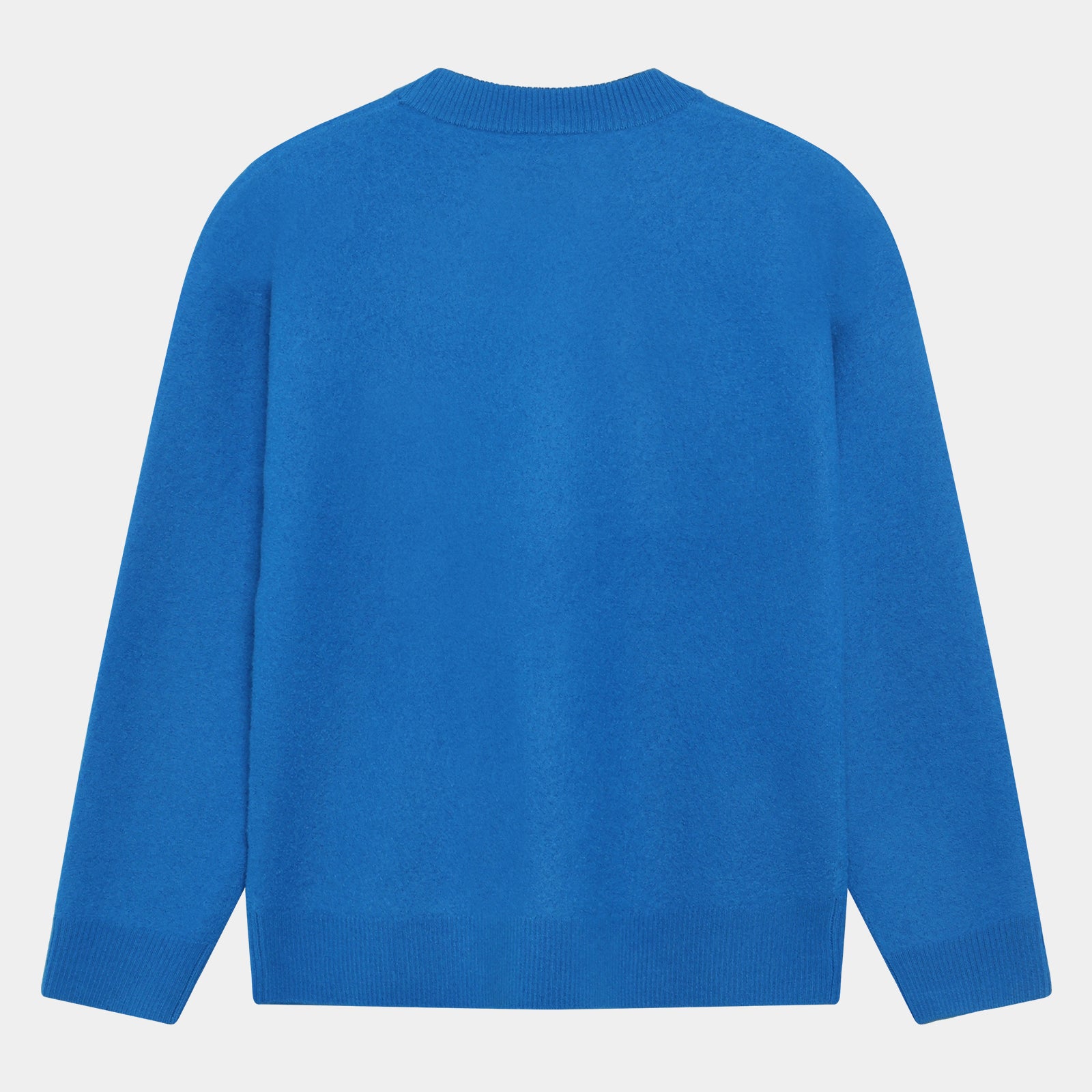 GARMENT PROJECT MAN Noah Wool Knit - Blue Knit 550 Blue
