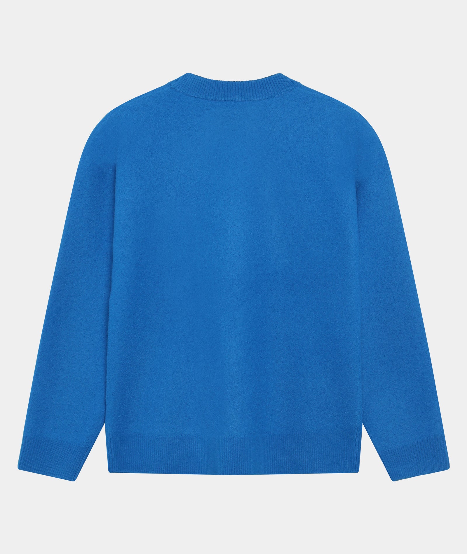 GARMENT PROJECT MAN Noah Wool Knit - Blue Knit 550 Blue