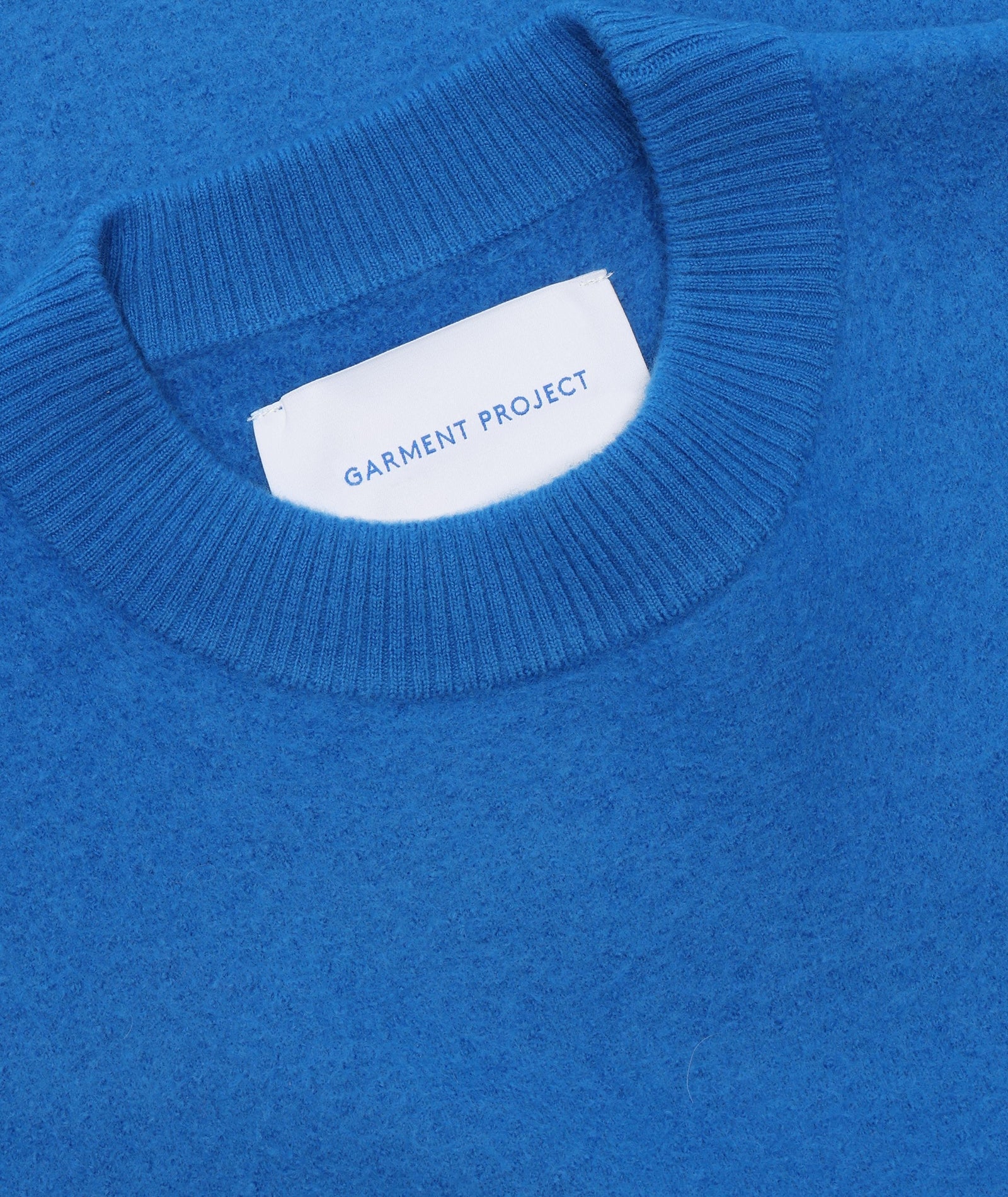 GARMENT PROJECT MAN Noah Wool Knit - Blue Knit 550 Blue