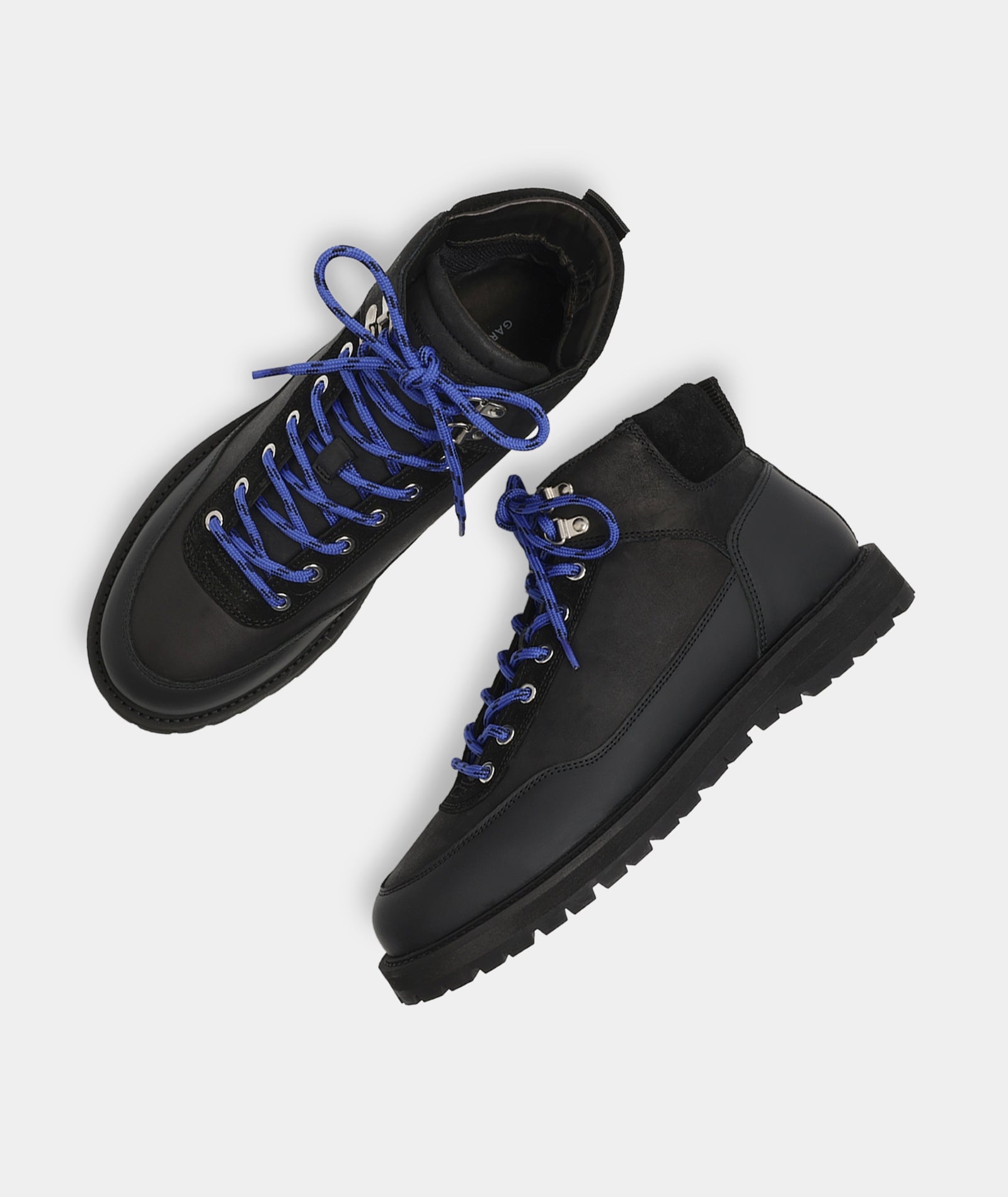 GARMENT PROJECT MAN Olaf Lace-Up Boot - Black crazy horse leather Boots 999 Black