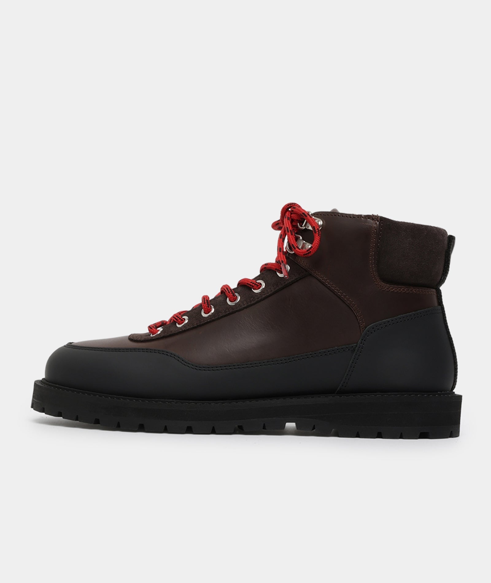 GARMENT PROJECT MAN Olaf Lace-Up Boot - Dark Brown crazy horse leather Boots 800 Brown