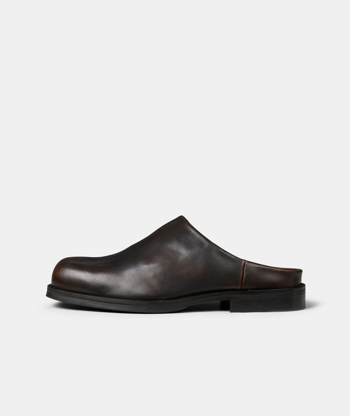 GARMENT PROJECT MAN Oliver - Brown Vintage Leather Mules 800 Brown