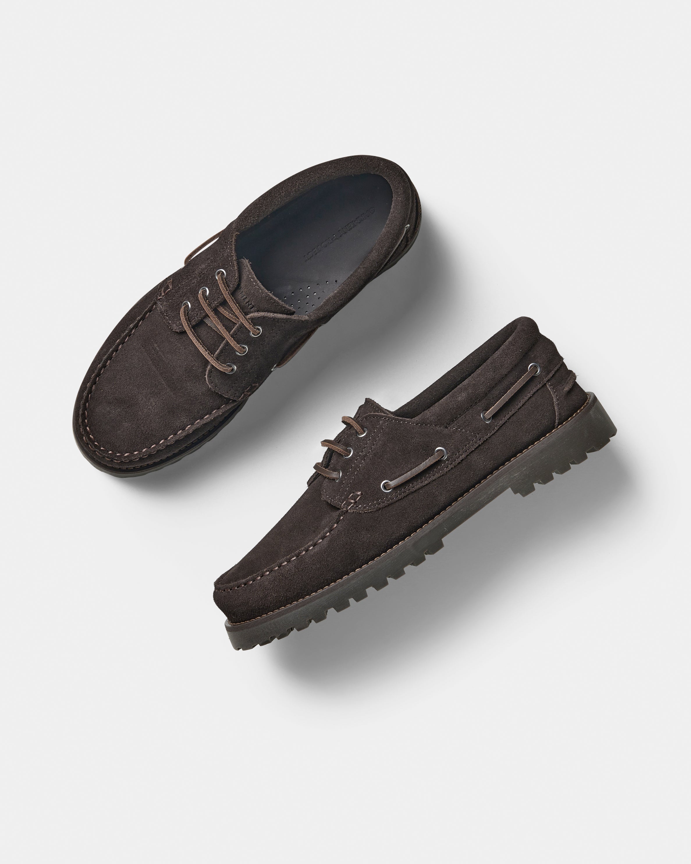 GARMENT PROJECT MAN Ollie Boat Shoe - Brown Suede Shoes 800 Brown