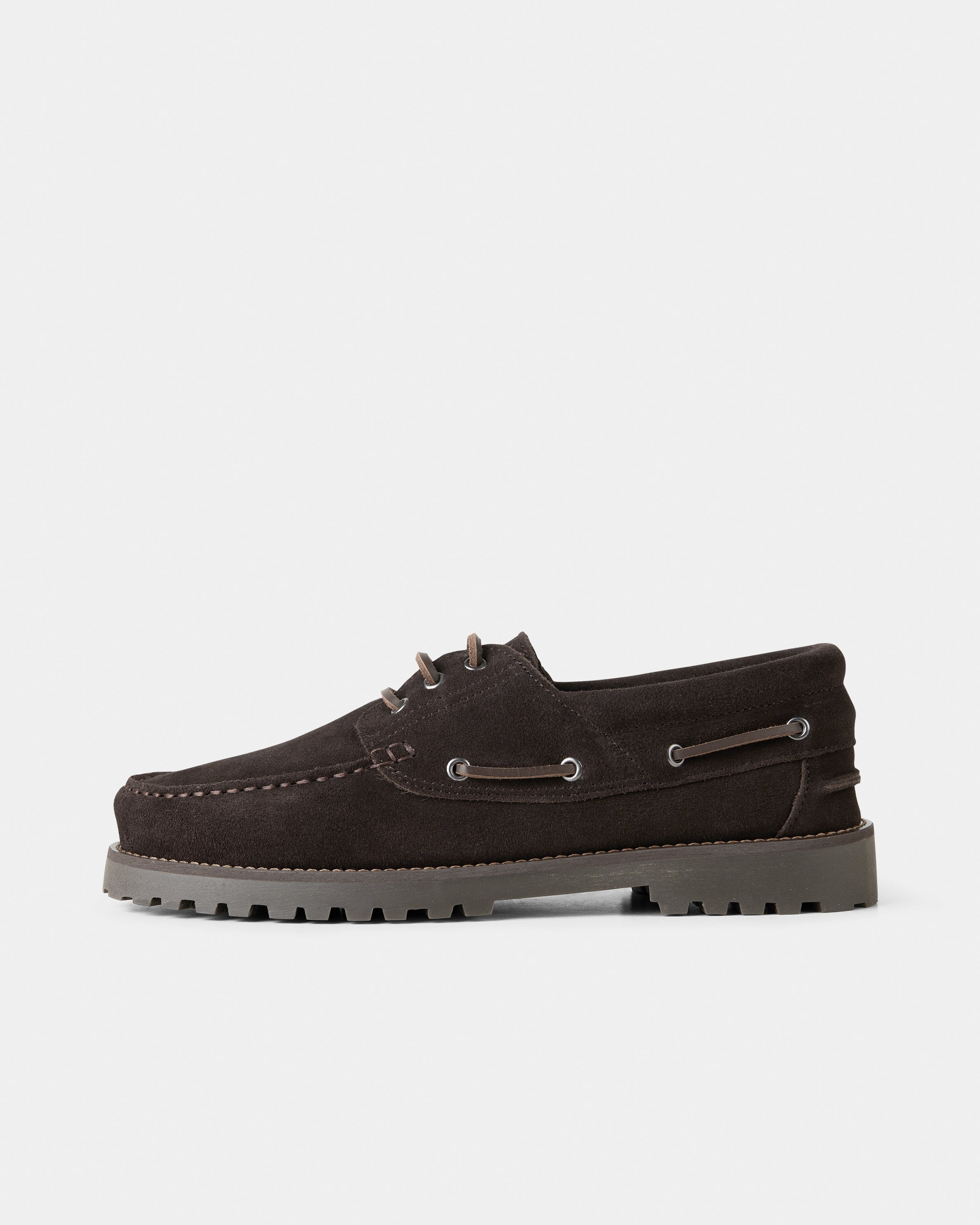 GARMENT PROJECT MAN Ollie Boat Shoe - Brown Suede Shoes 800 Brown