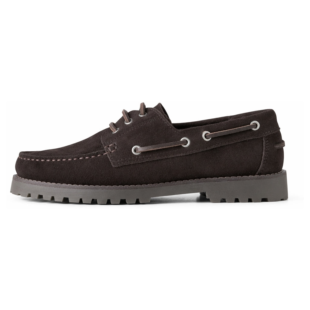 GARMENT PROJECT WMNS Ollie Boat Shoe - Brown Suede Shoes 800 Brown