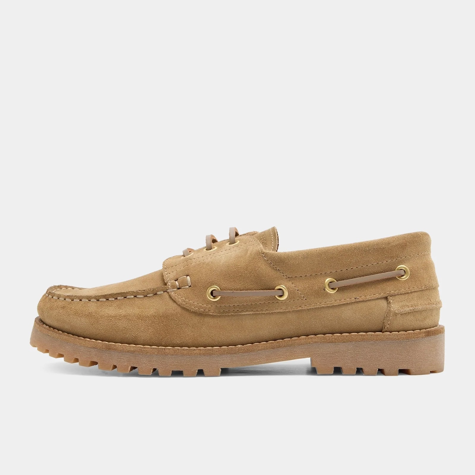 GARMENT PROJECT MAN Ollie Boat Shoe - Earth Suede Shoes 260 Earth