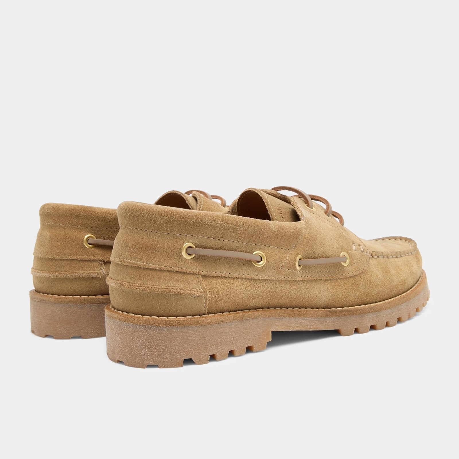 GARMENT PROJECT MAN Ollie Boat Shoe - Earth Suede Shoes 260 Earth