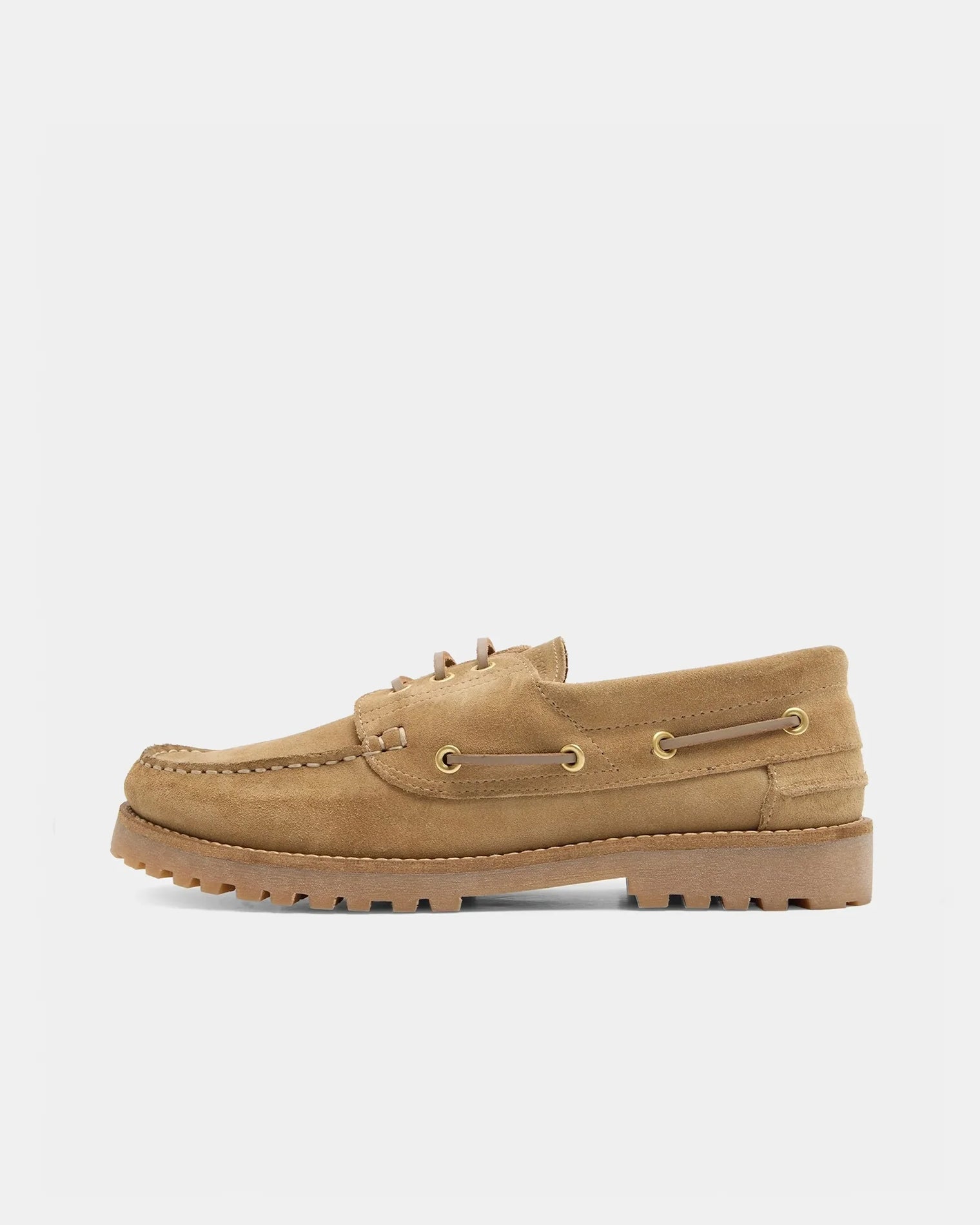 GARMENT PROJECT MAN Ollie Boat Shoe - Earth Suede Shoes 260 Earth