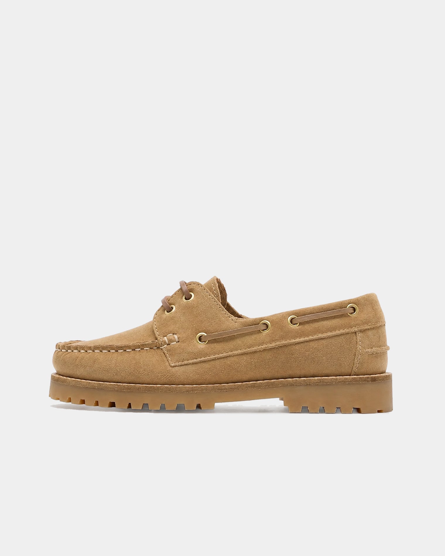 GARMENT PROJECT WMNS Ollie Boat Shoe - Earth Suede Shoes 260 Earth