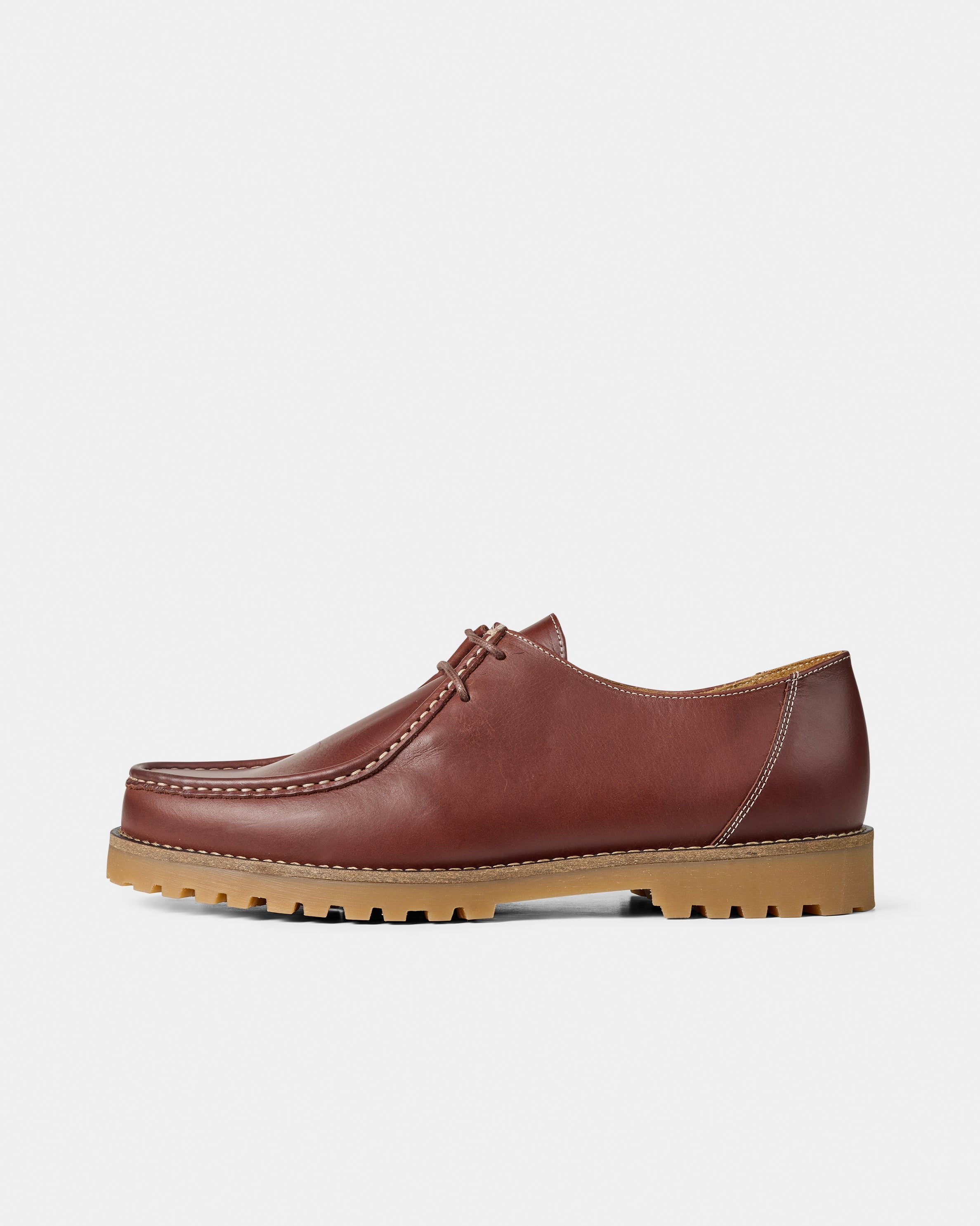 GARMENT PROJECT MAN Ollie Moc Toe - Brown Leather Shoes 800 Brown