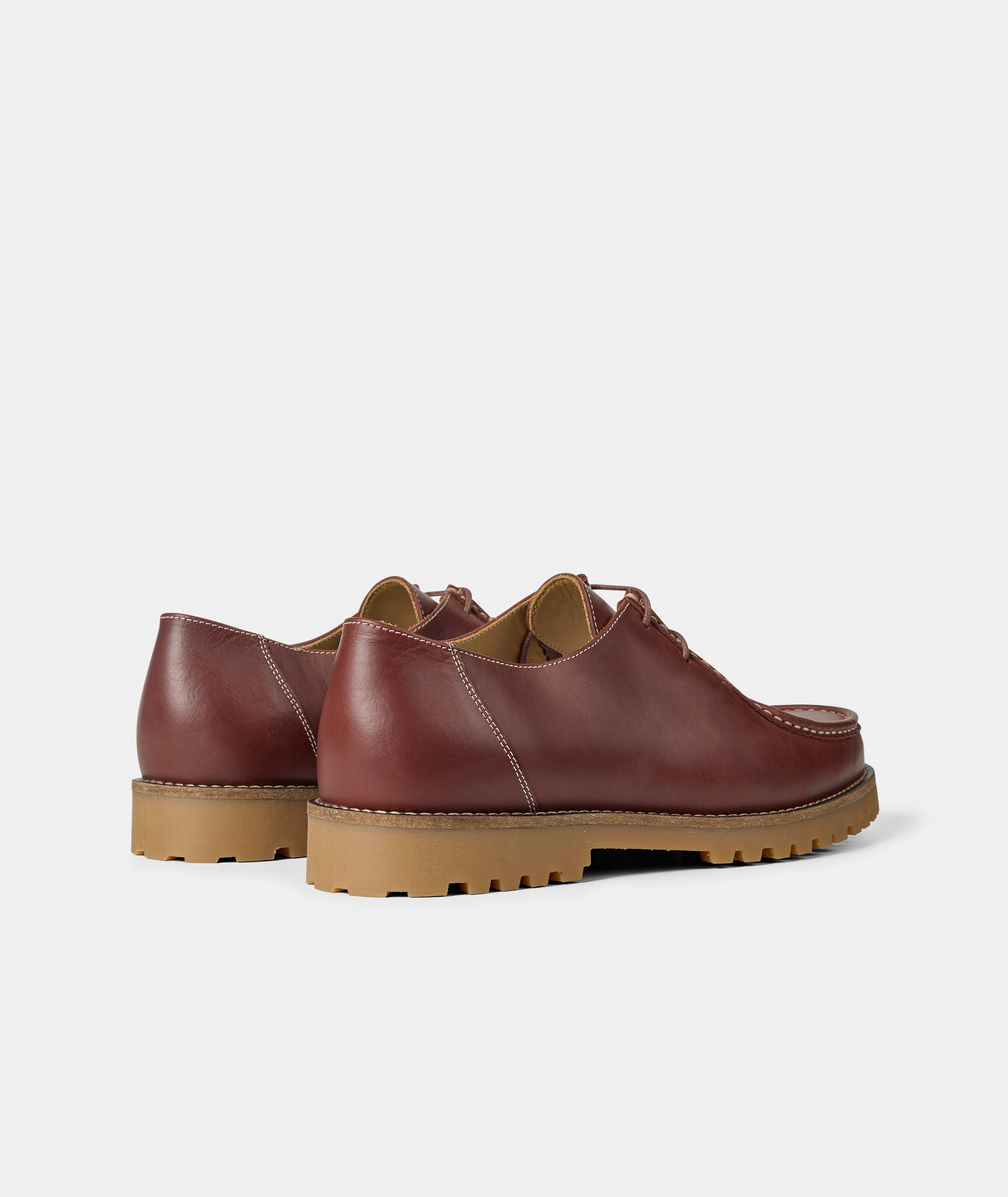 GARMENT PROJECT MAN Ollie Moc Toe - Brown Leather Shoes 800 Brown