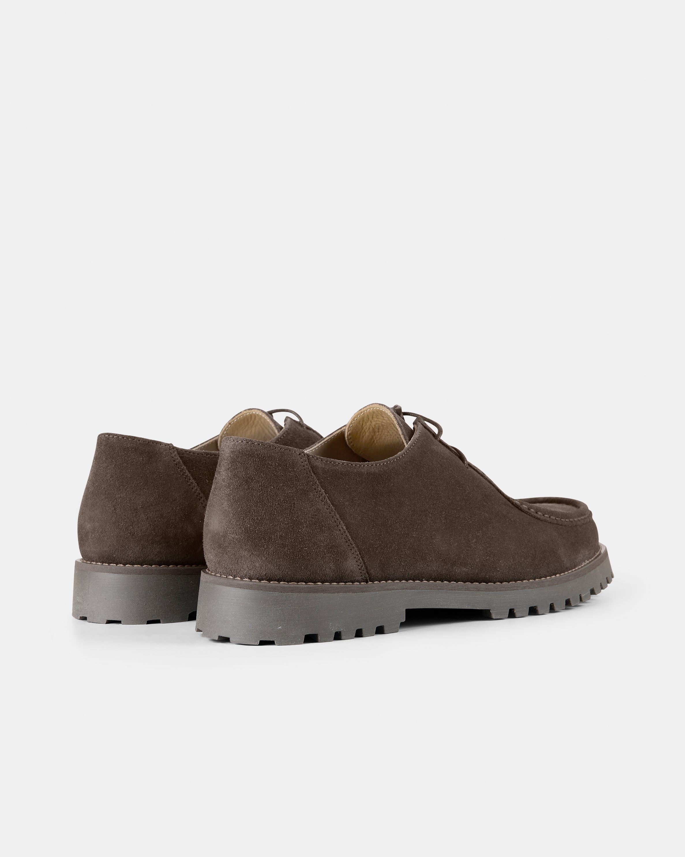 GARMENT PROJECT MAN Ollie Moc Toe - Brown Suede Shoes 800 Brown