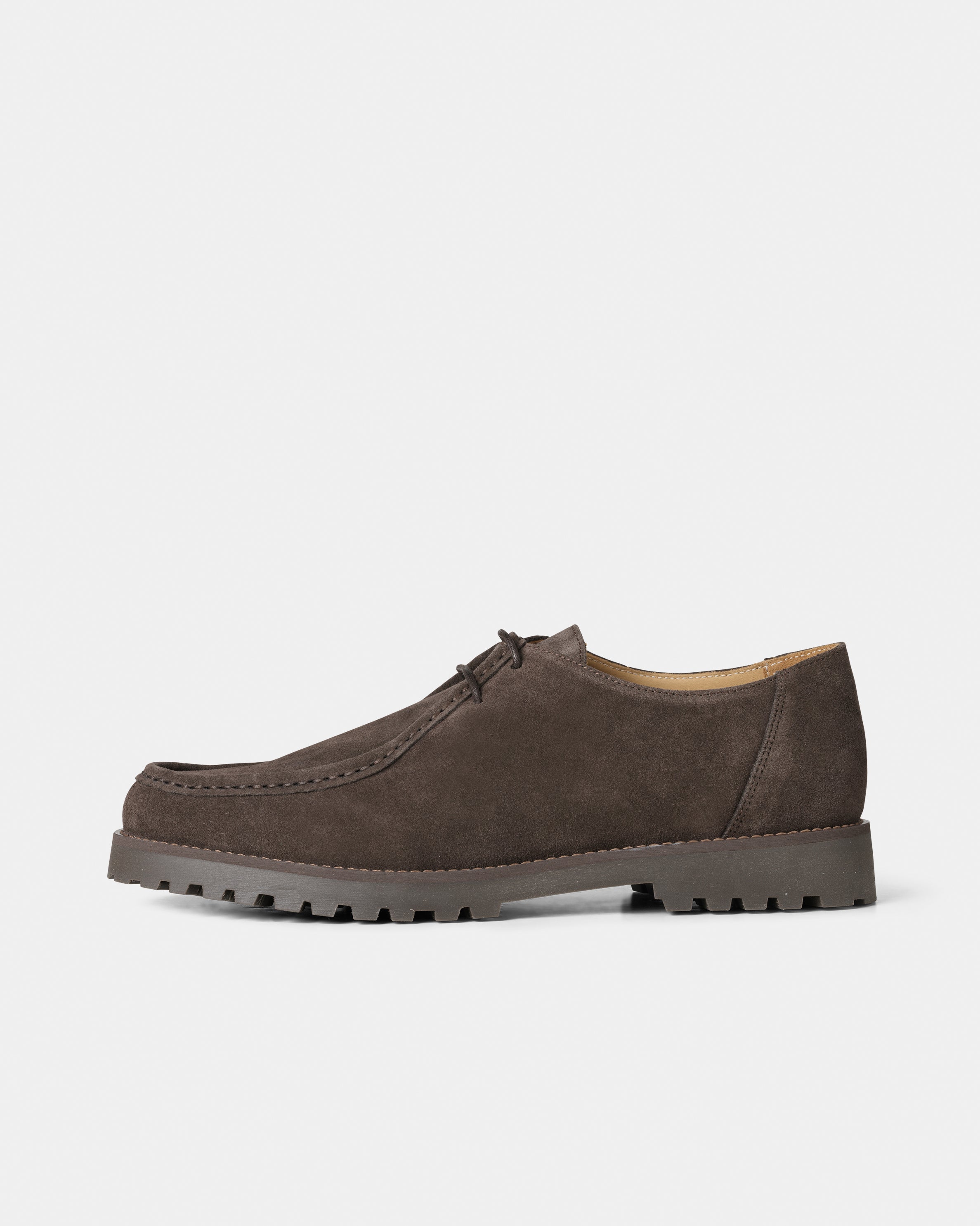 GARMENT PROJECT MAN Ollie Moc Toe - Brown Suede Shoes 800 Brown