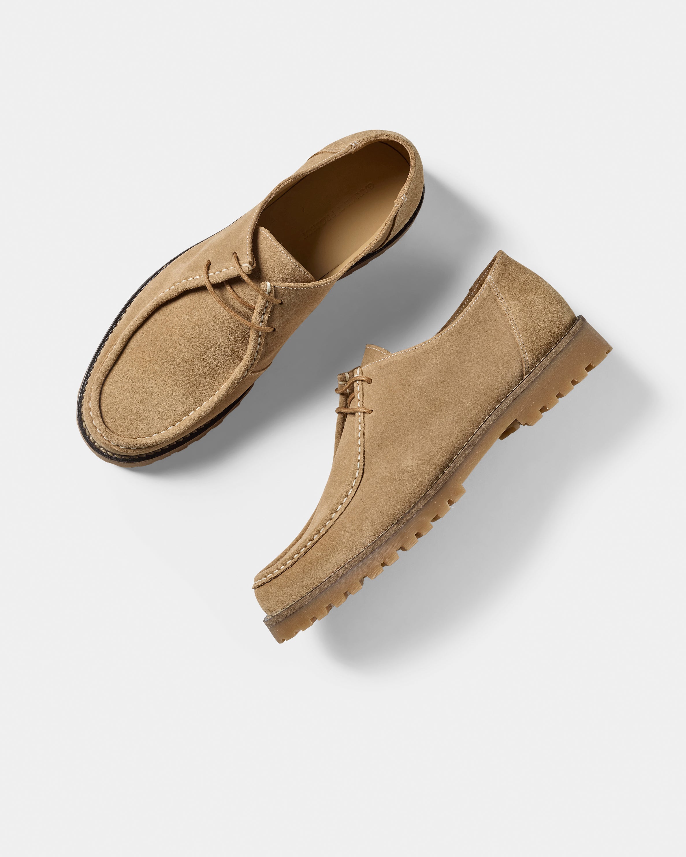 GARMENT PROJECT MAN Ollie Moc Toe - Earth Suede Shoes 260 Earth