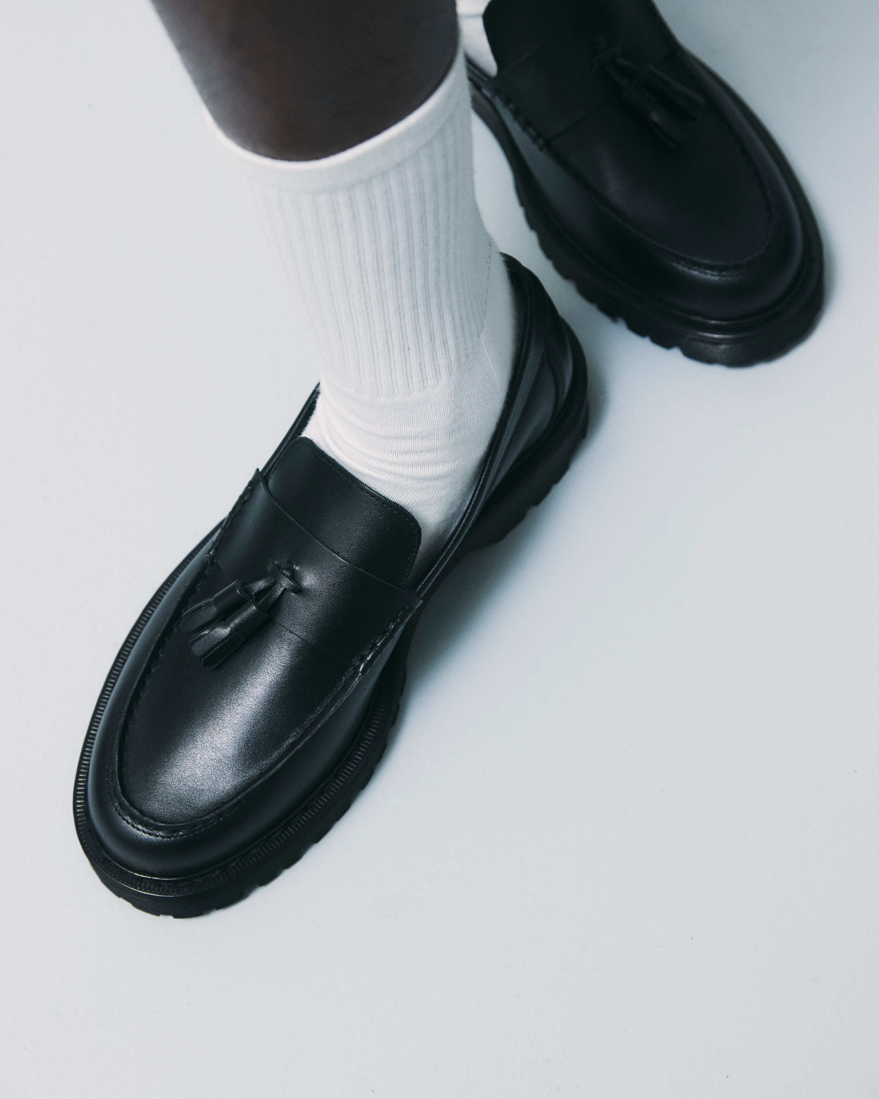 GARMENT PROJECT MAN Pete Loafer - Black Leather Loafer 999 Black