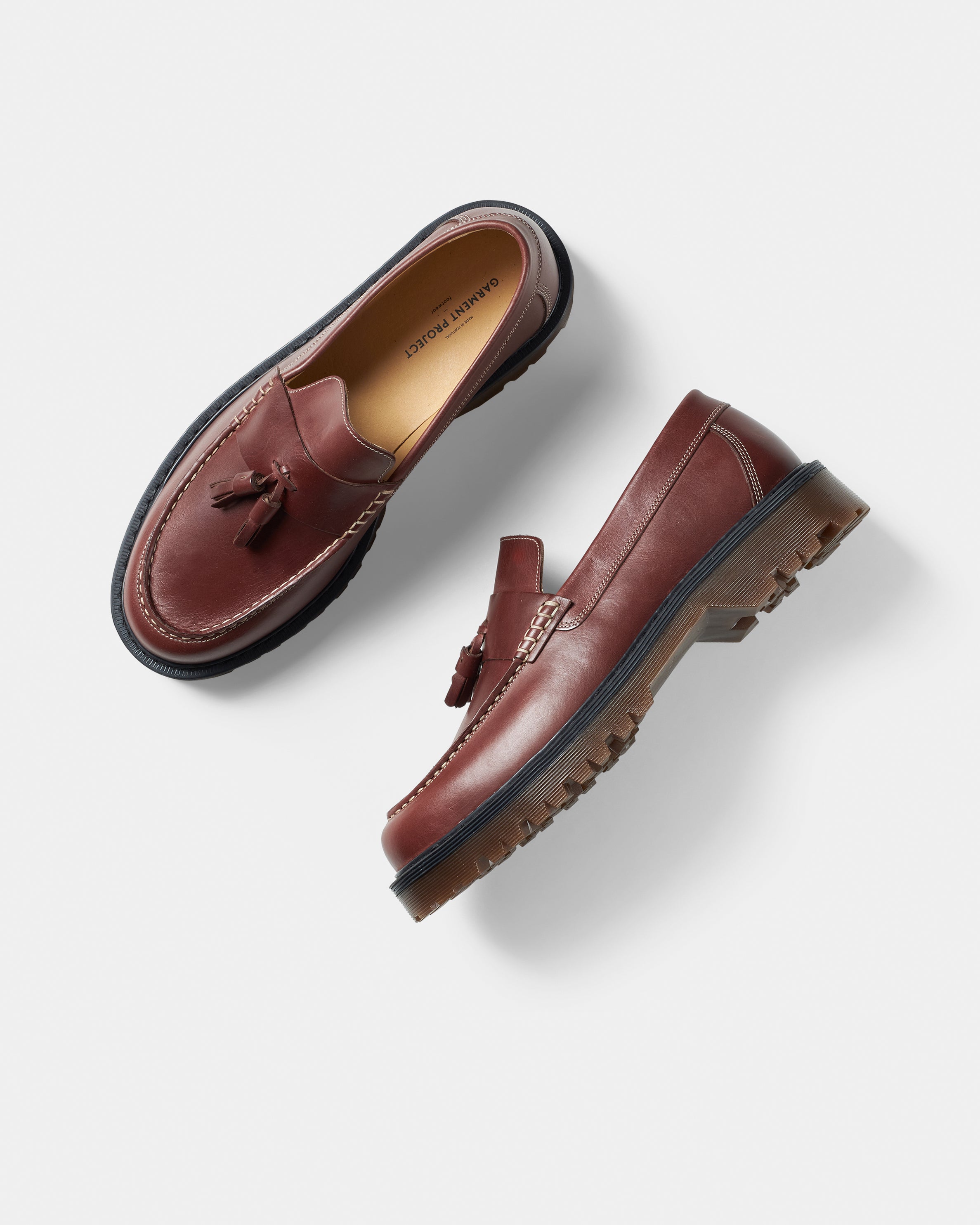 GARMENT PROJECT MAN Pete Loafer - Brown Leather Loafer 800 Brown