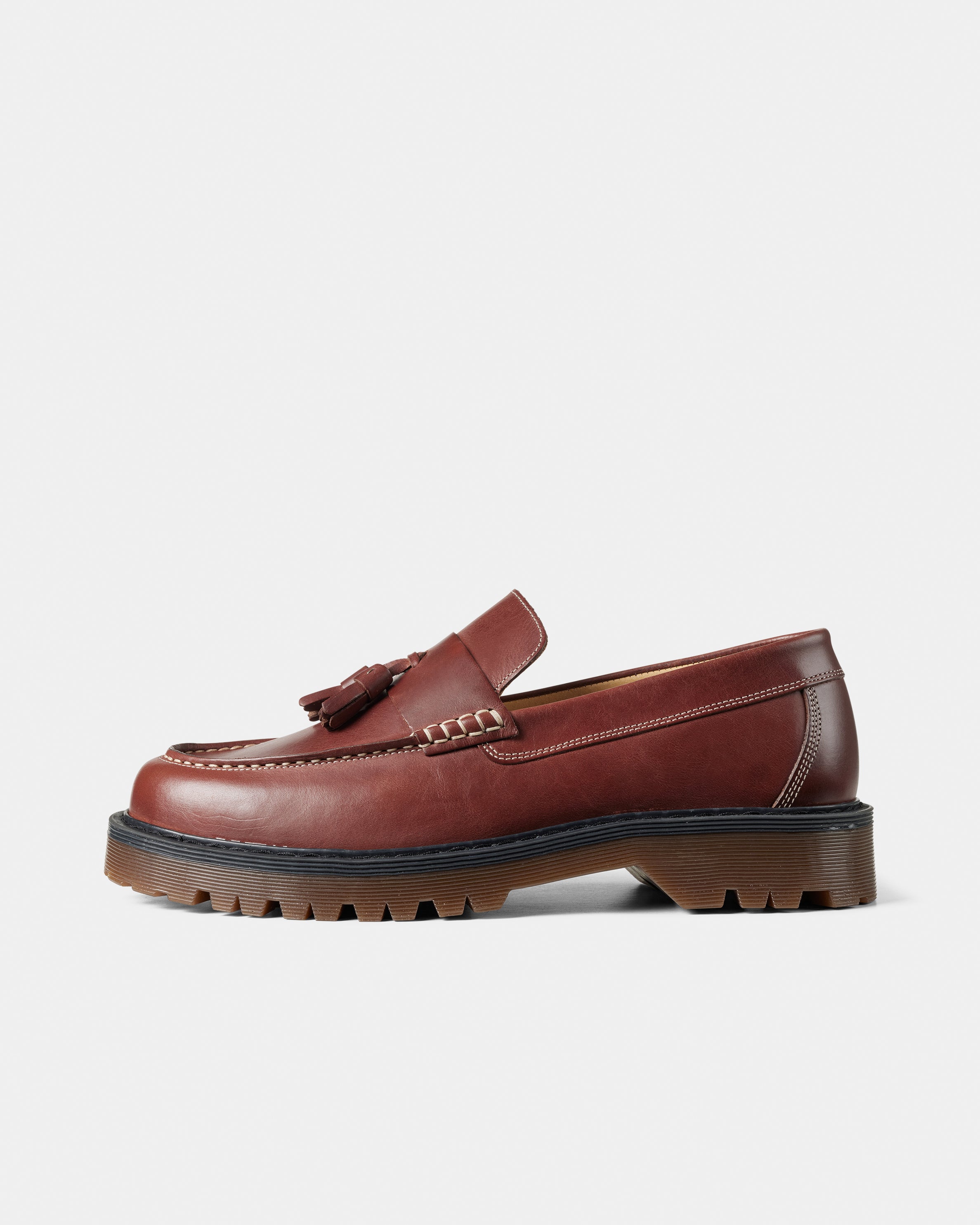 GARMENT PROJECT MAN Pete Loafer - Brown Leather Loafer 800 Brown
