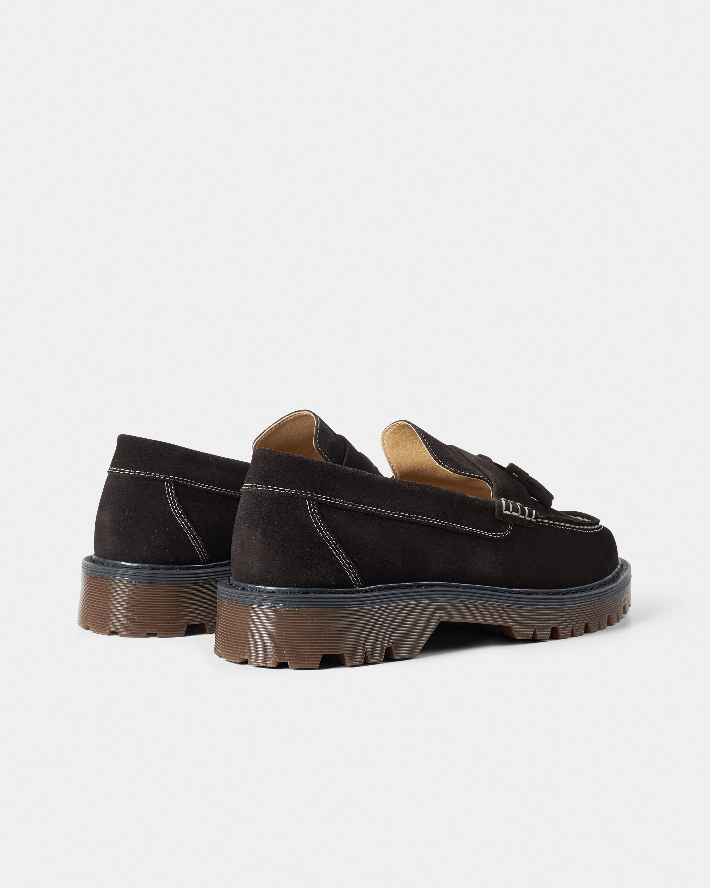 GARMENT PROJECT MAN Pete Loafer - Brown Suede Loafer 800 Brown
