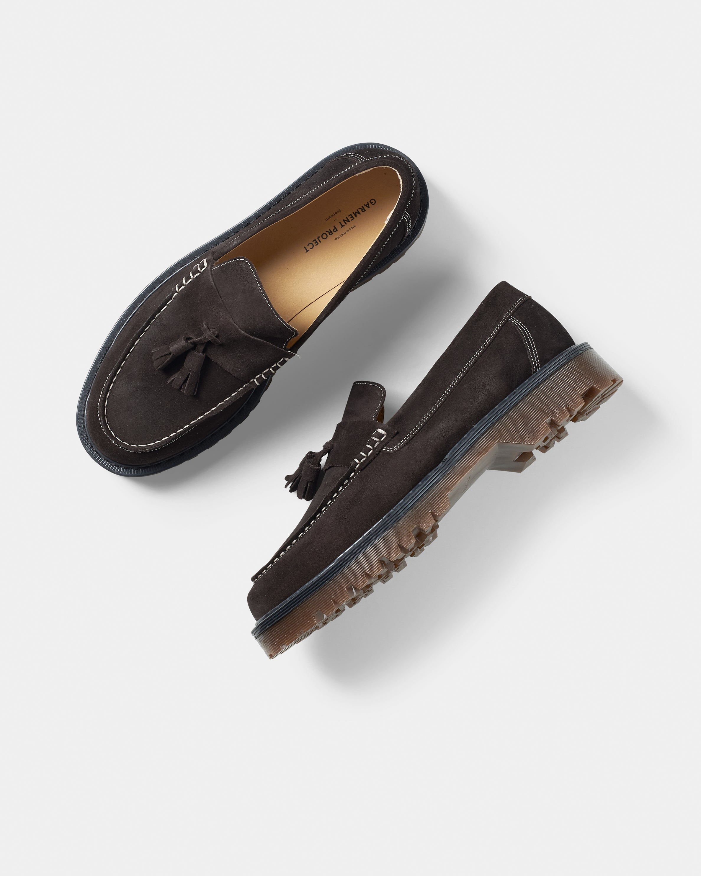 GARMENT PROJECT MAN Pete Loafer - Brown Suede Loafer 800 Brown