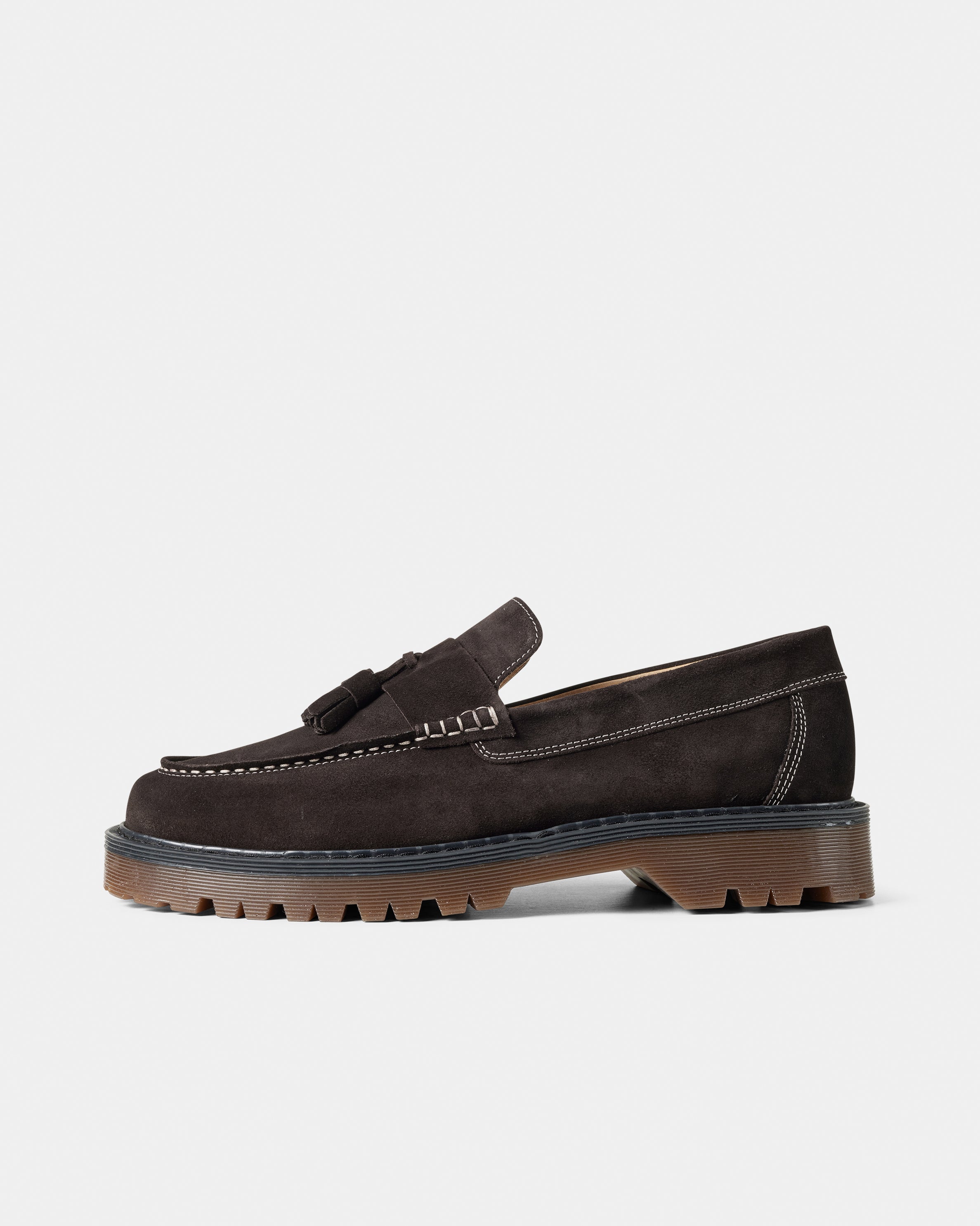 GARMENT PROJECT MAN Pete Loafer - Brown Suede Loafer 800 Brown