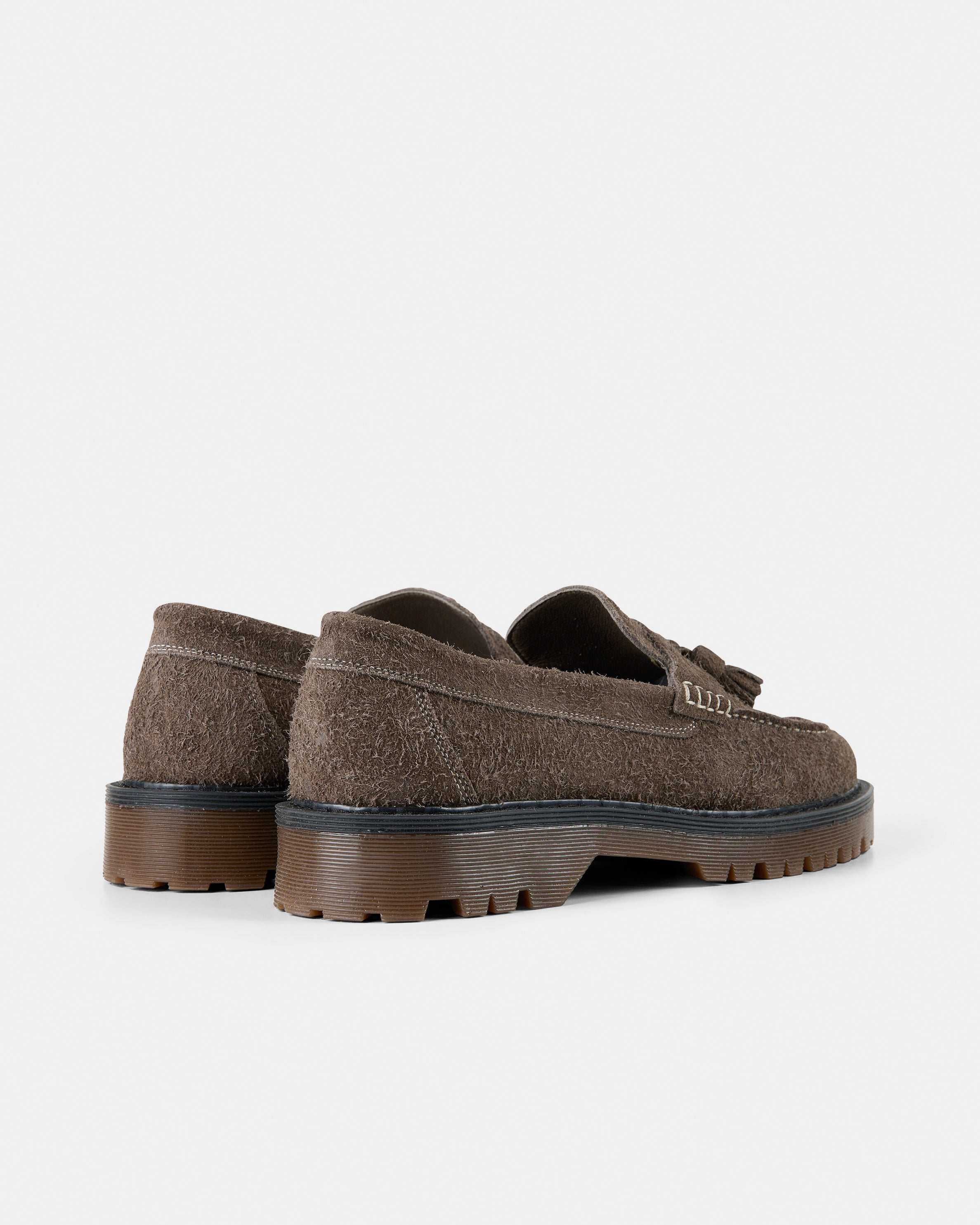 GARMENT PROJECT MAN Pete Loafer - Elephant Hairy Suede Loafer 460 Elephant