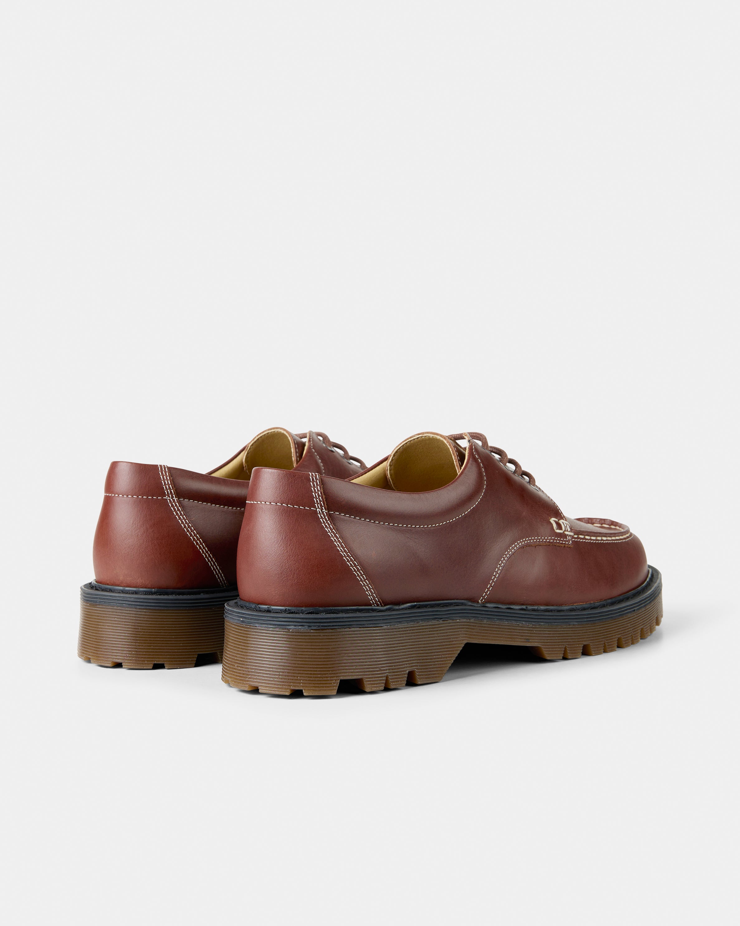 GARMENT PROJECT MAN Pete Moc Toe - Brown Leather Shoes 800 Brown